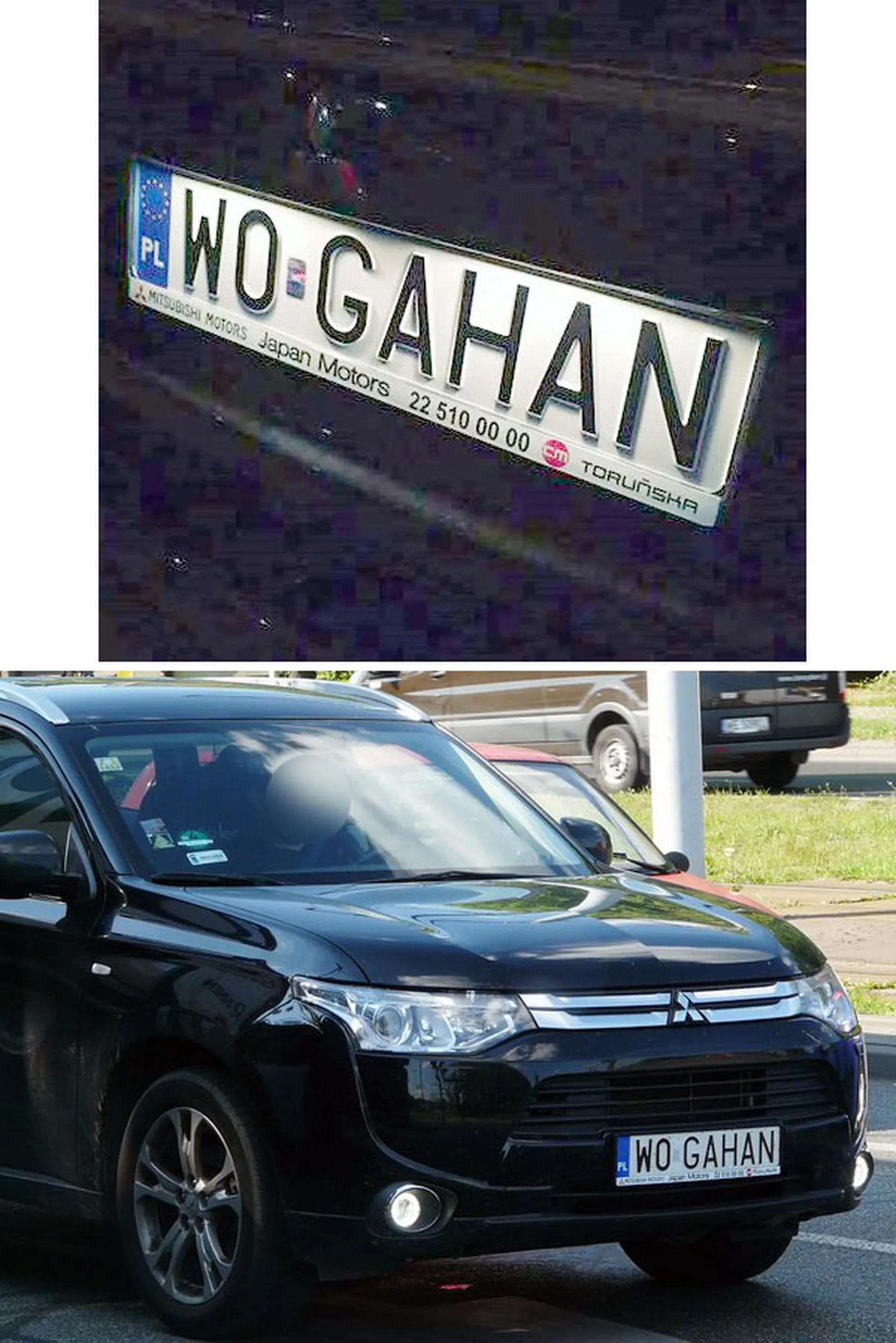 Fajny numer, blacha W0 GAHAN