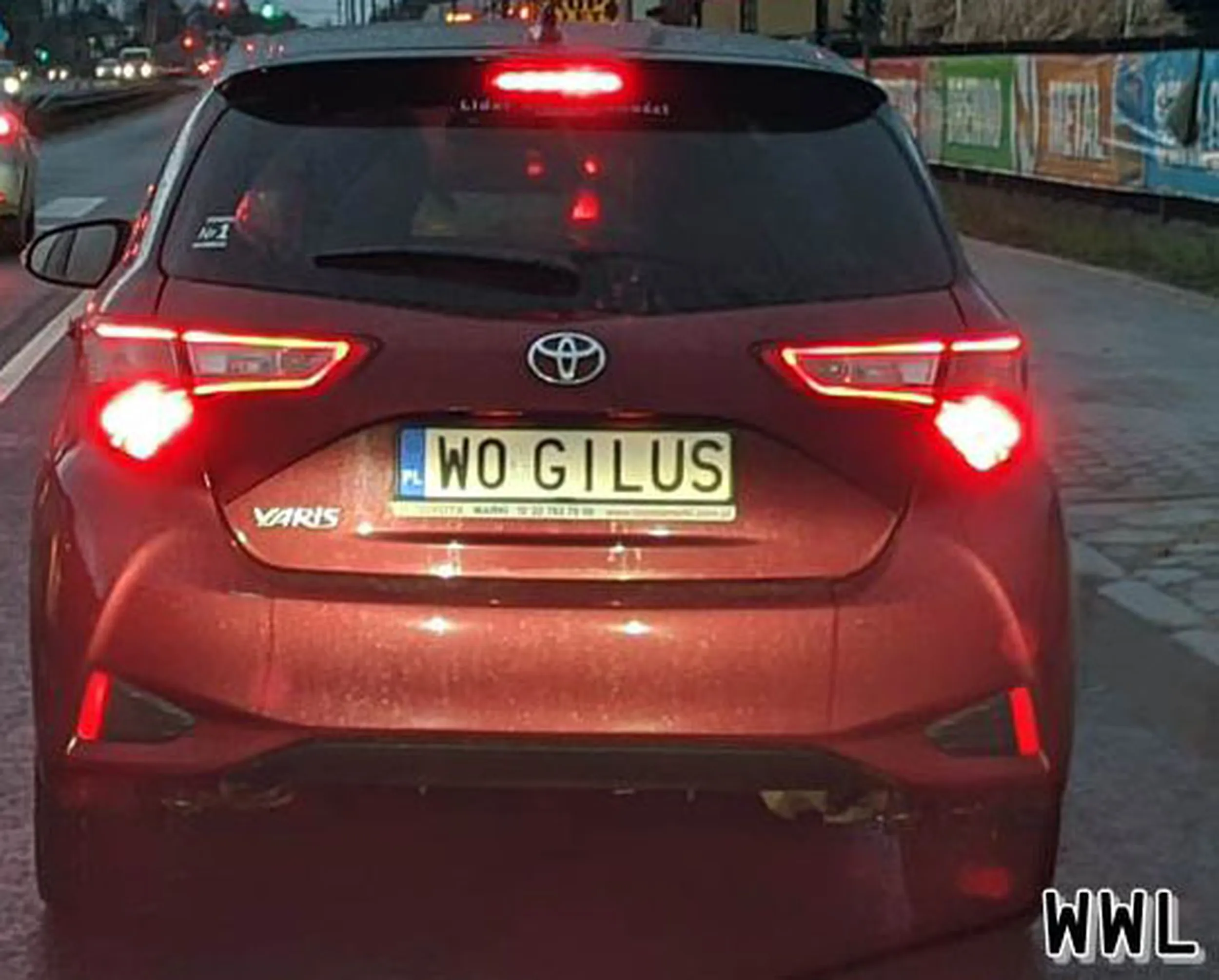 Fajny numer, blacha W0 GILUS