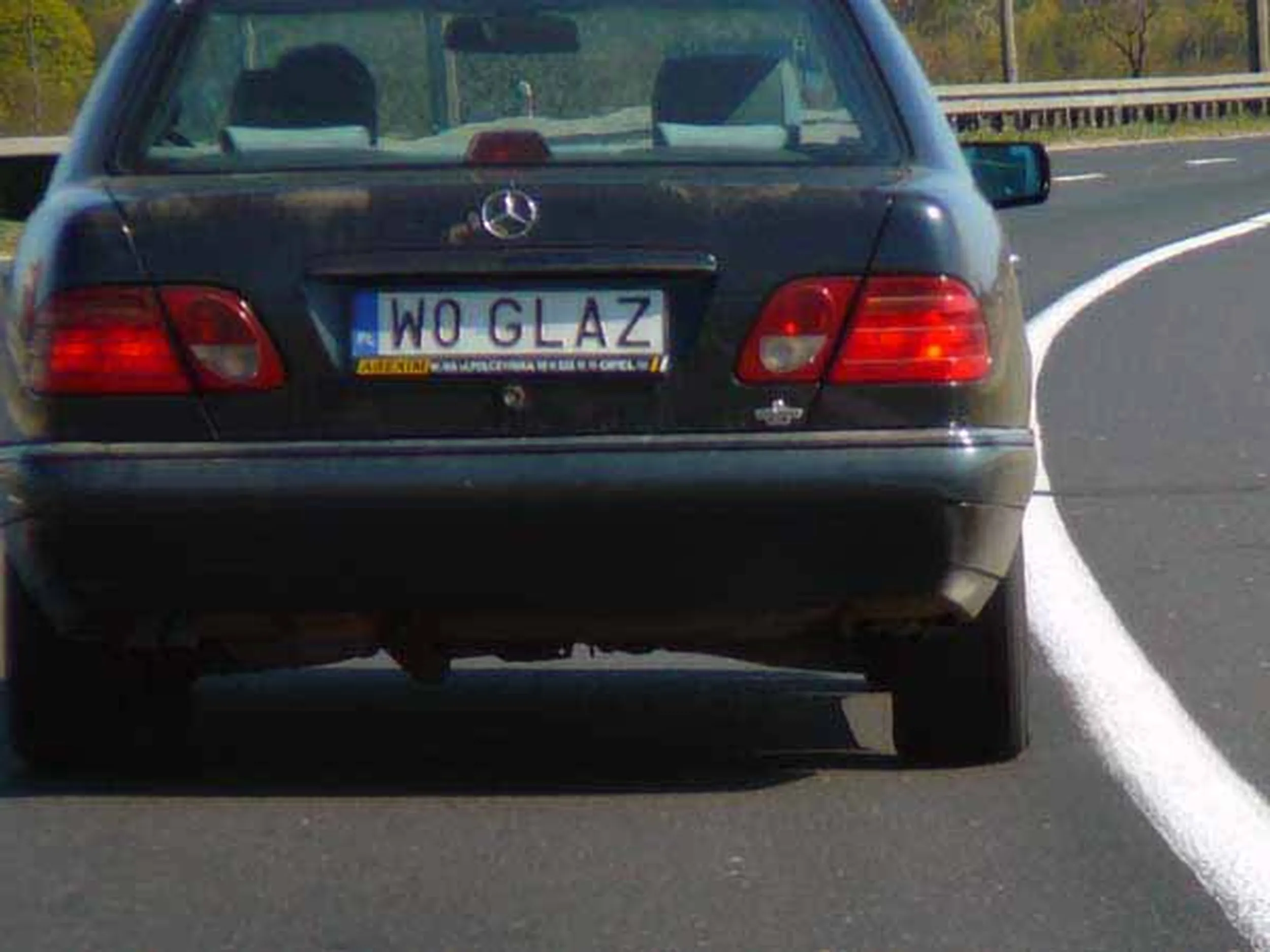 Fajny numer, blacha W0 GLAZ