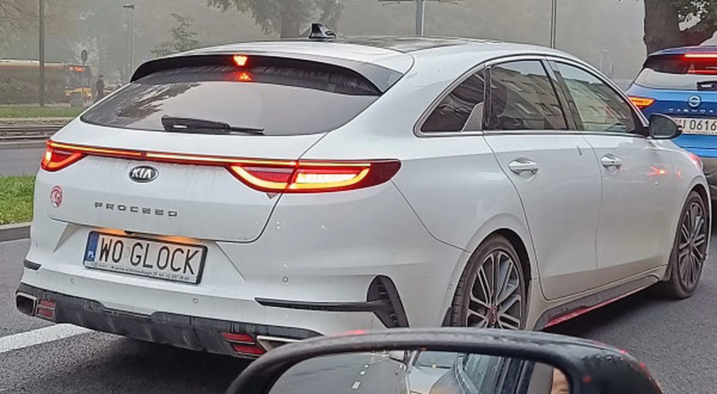 Fajny numer, blacha W0 GLOCK