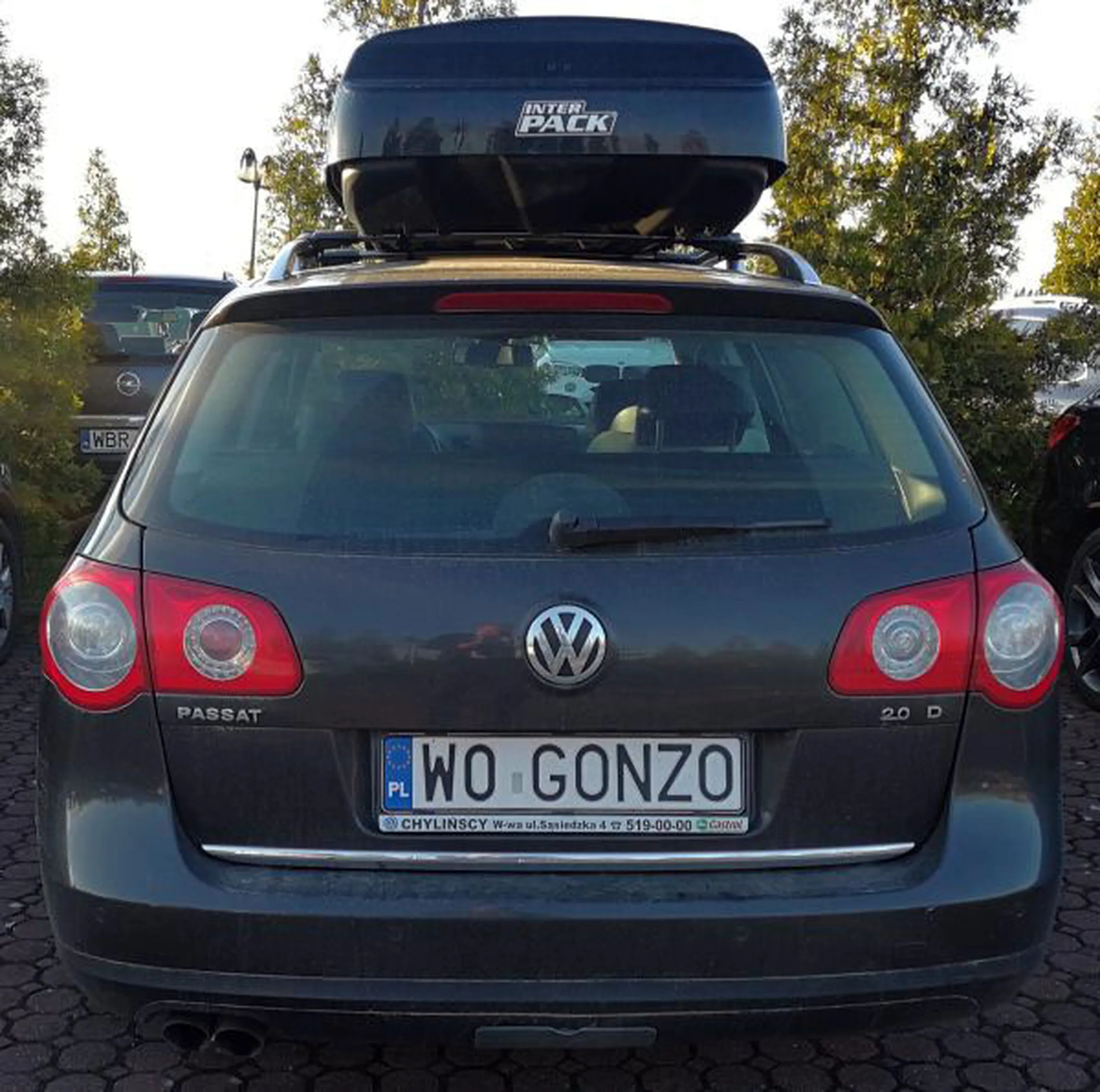 Fajny numer, blacha W0 GONZO