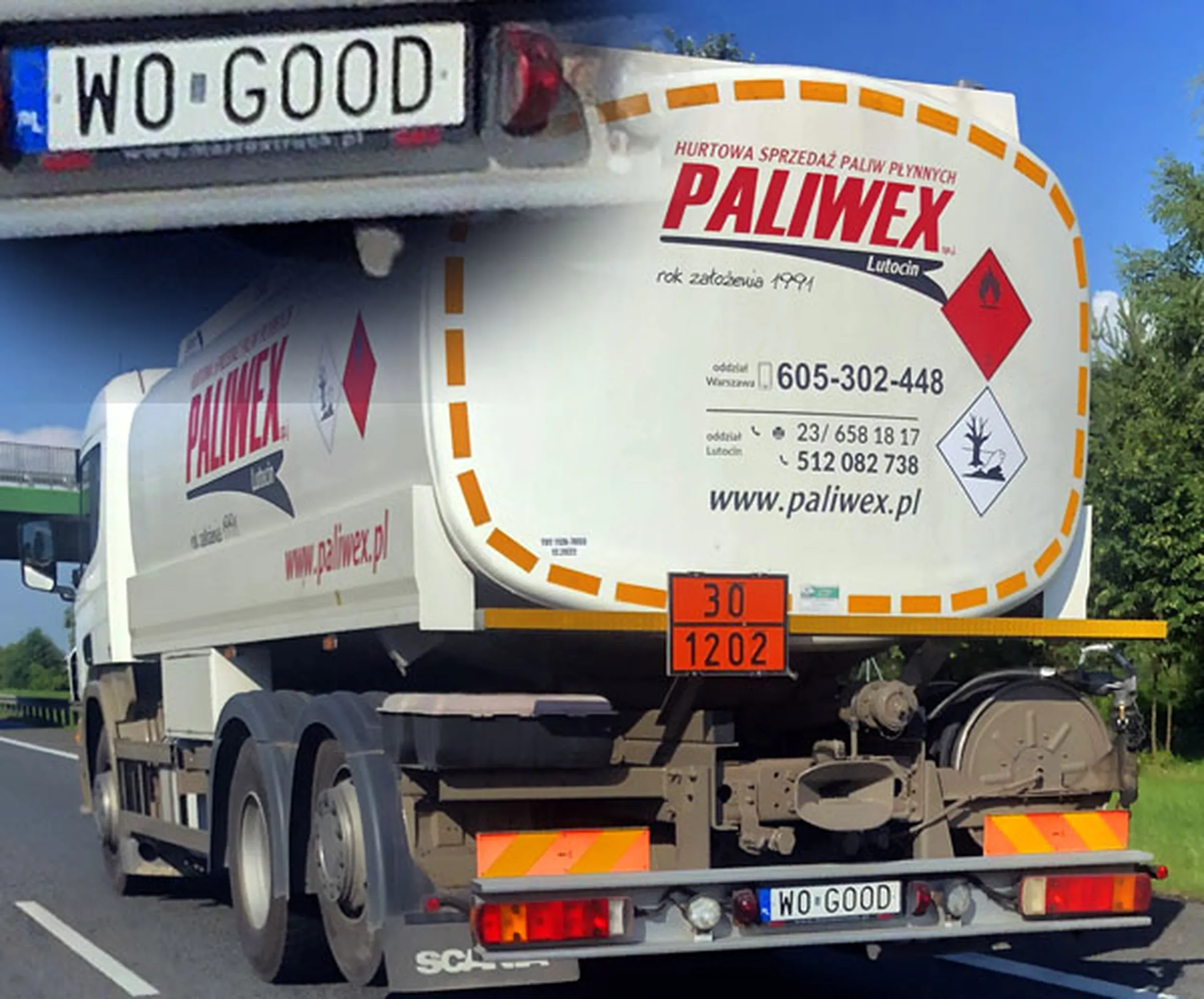 Fajny numer, blacha W0 GOOD