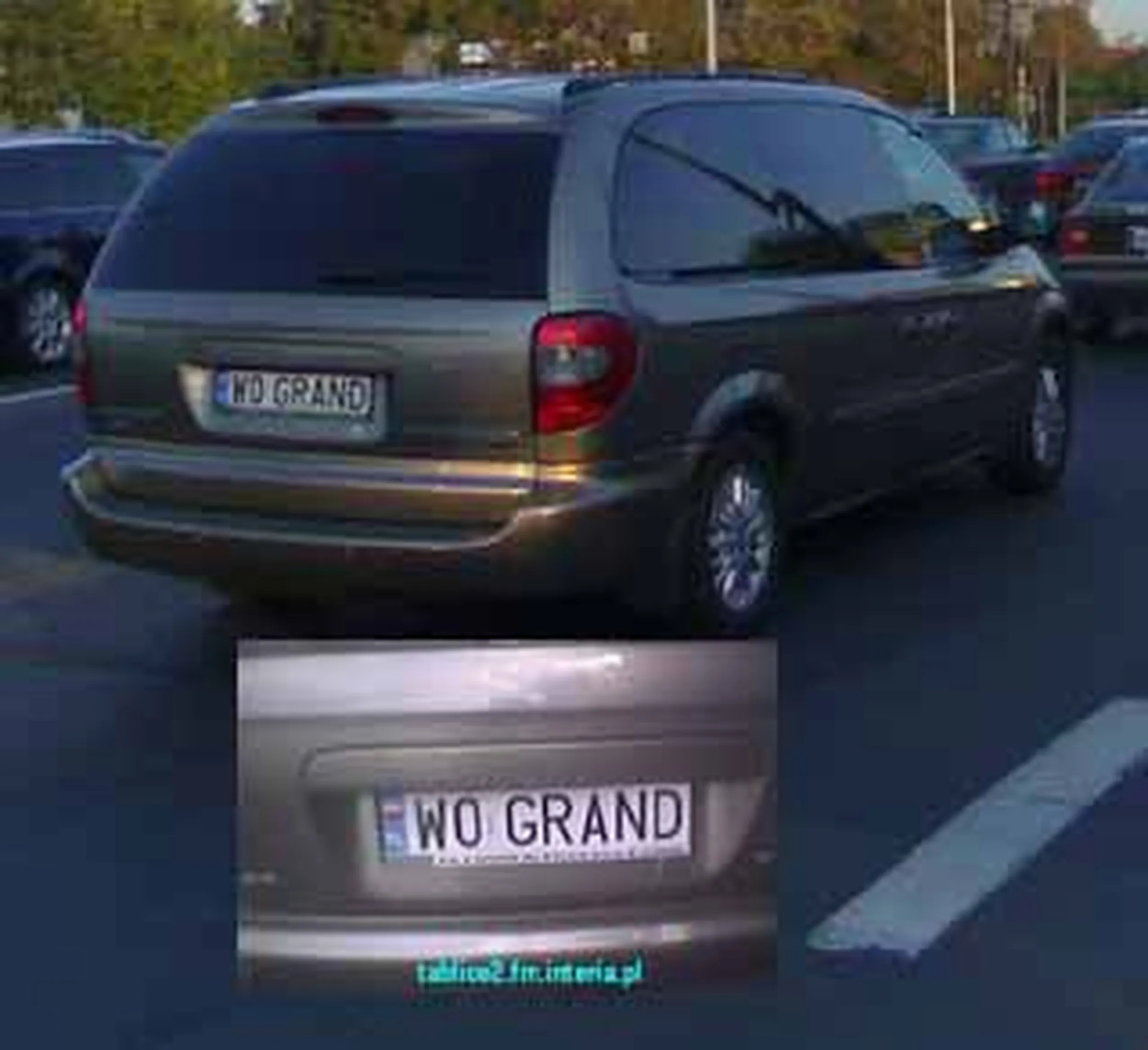 Fajny numer, blacha W0 GRAND