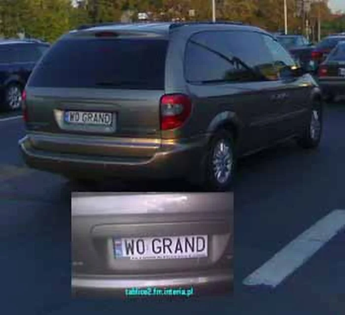 Fajny numer, blacha W0 GRAND
