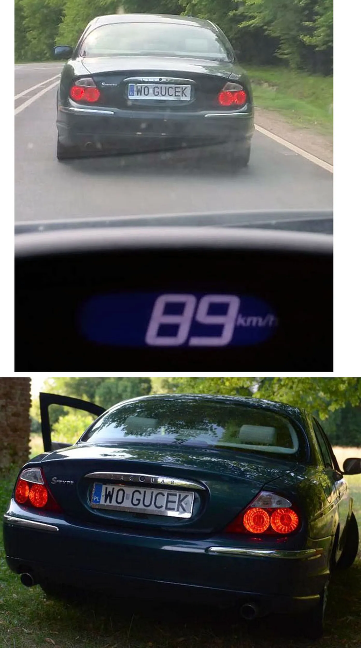 Fajny numer, blacha W0 GUCEK