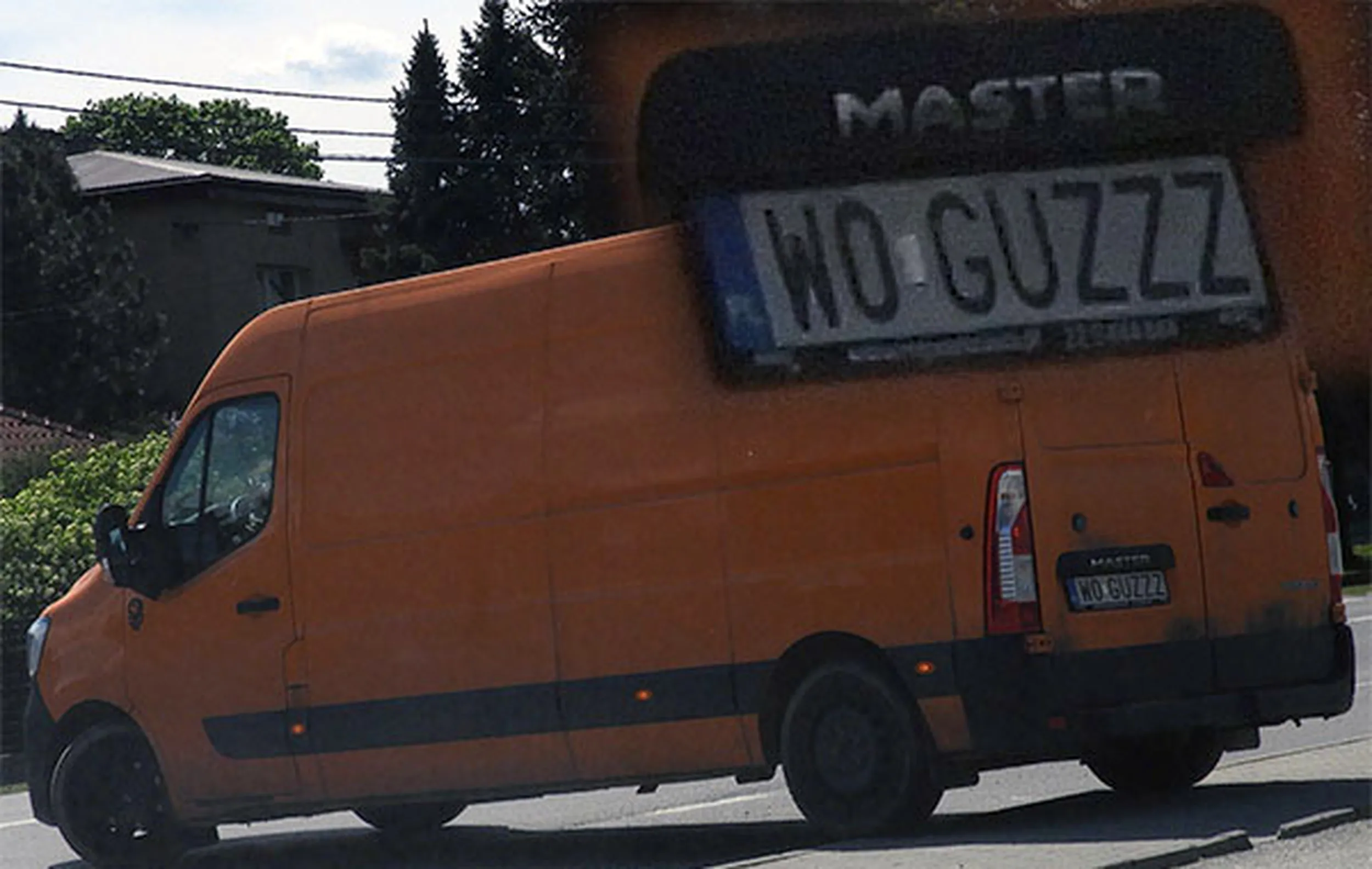 Fajny numer, blacha W0 GUZZZ