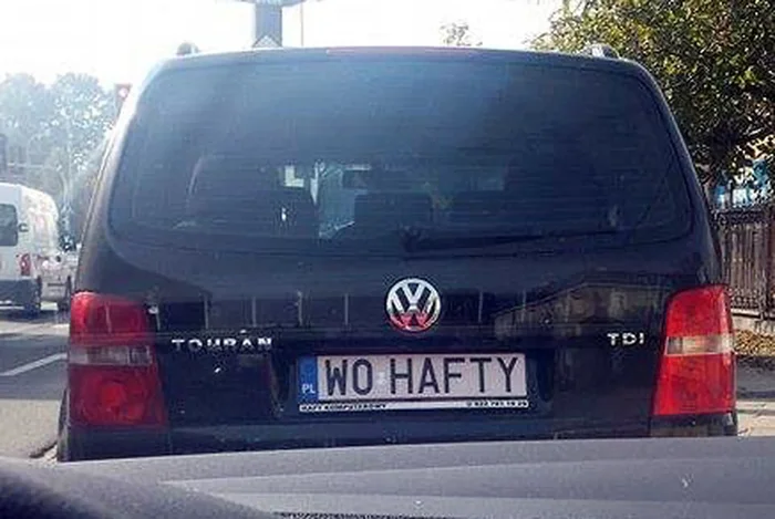 Fajny numer, blacha W0 HAFTY