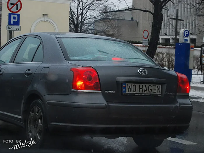 Fajny numer, blacha W0 HAGEN