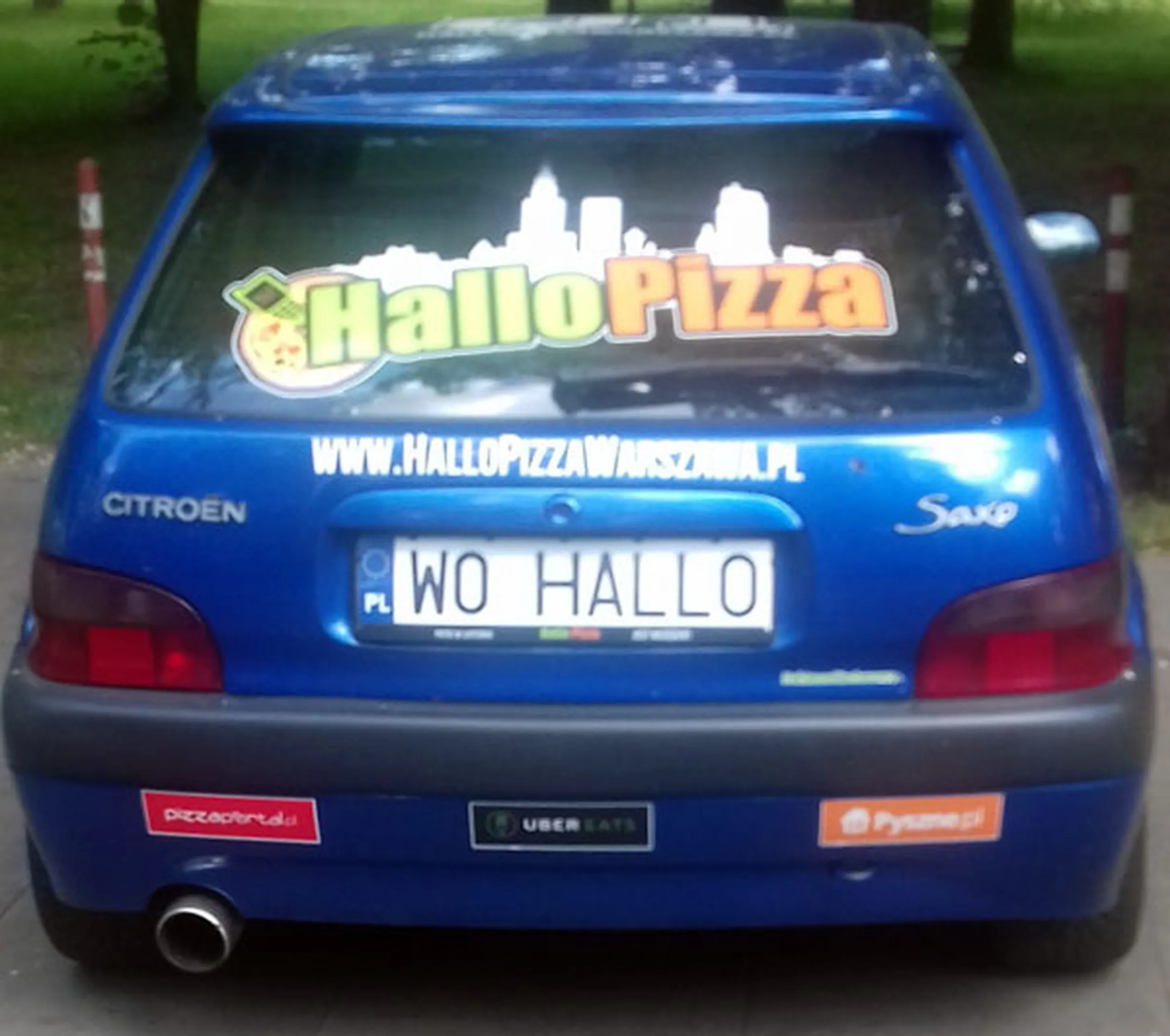 Fajny numer, blacha W0 HALLO