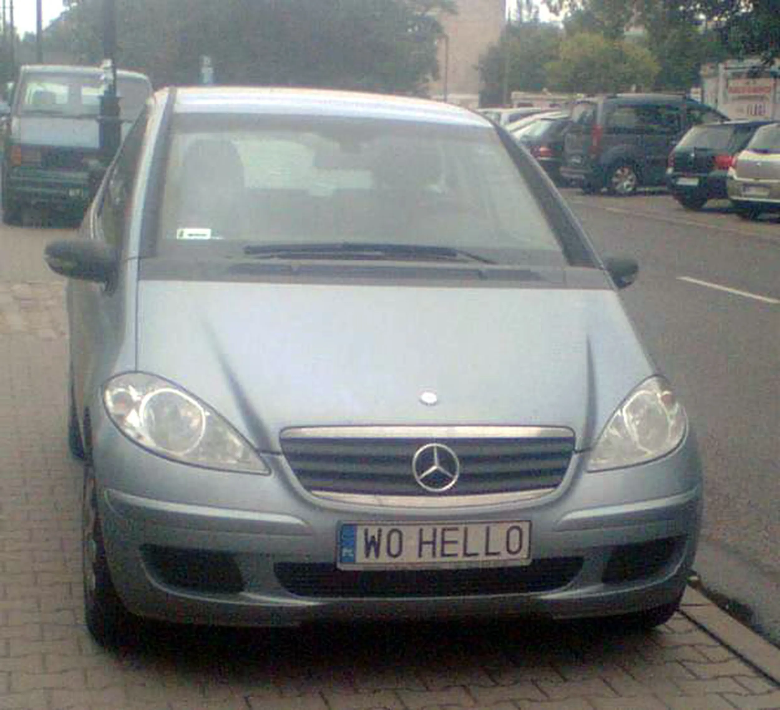 Fajny numer, blacha W0 HELLO