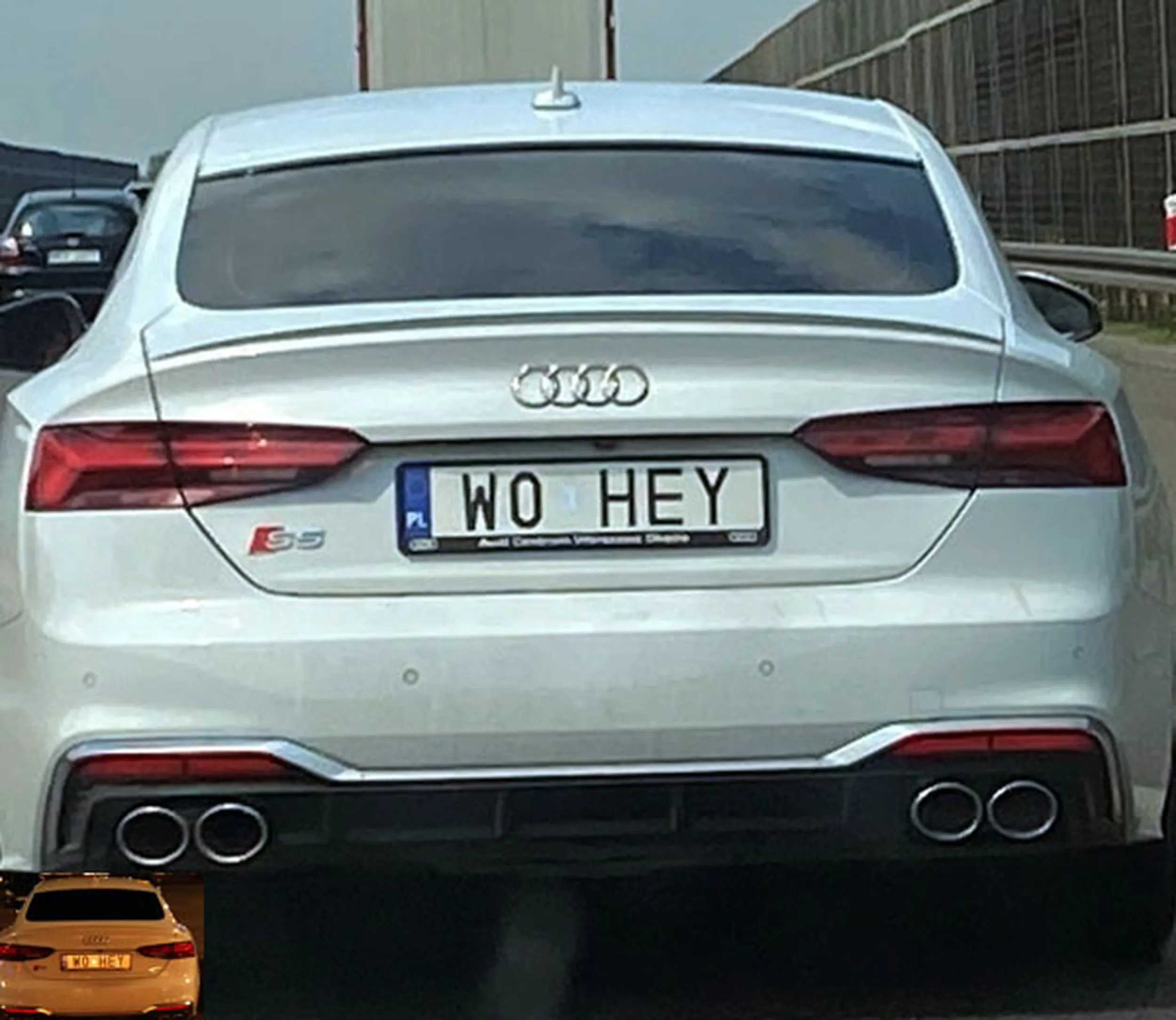 Fajny numer, blacha W0 HEY