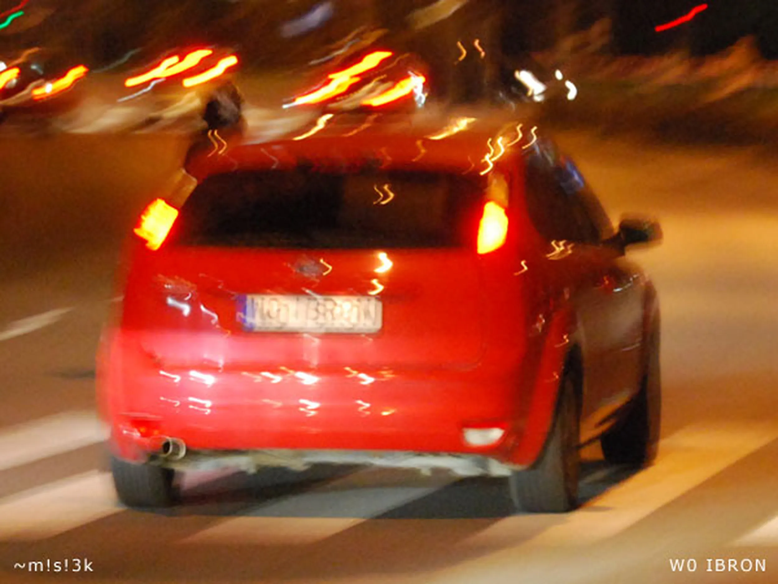 Fajny numer, blacha W0 IBRON