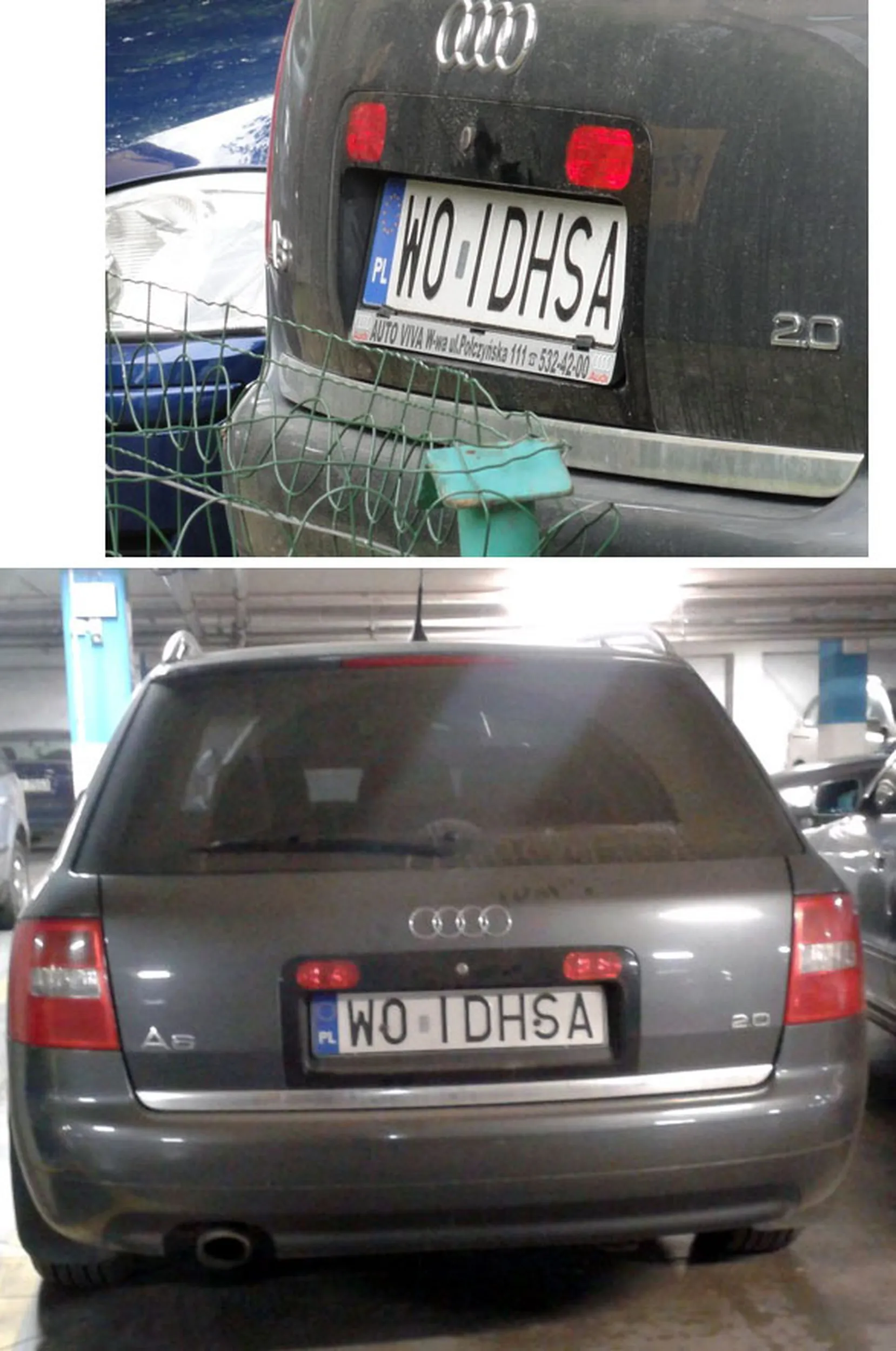 Fajny numer, blacha W0 IDHSA