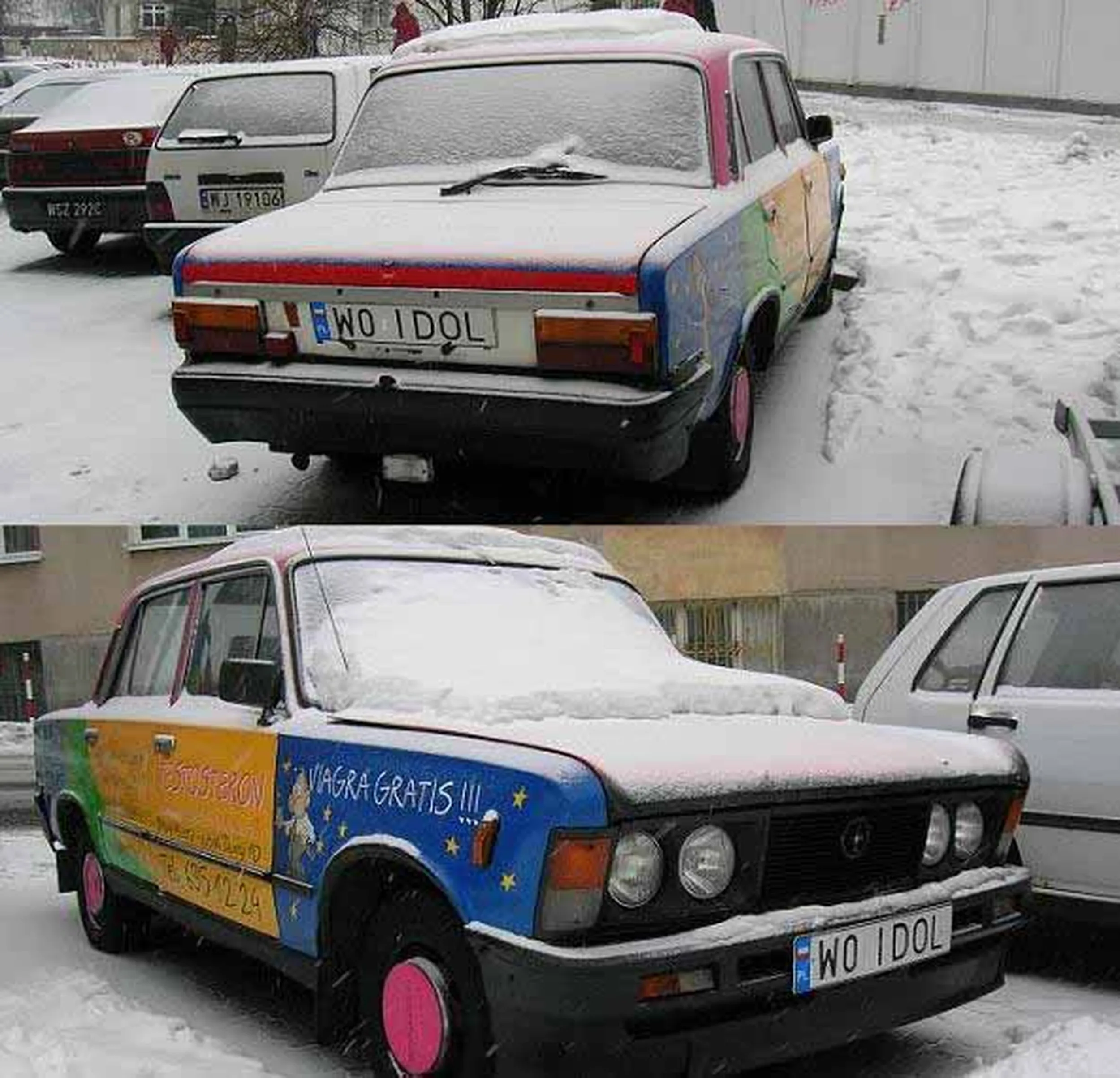 Fajny numer, blacha W0 IDOL