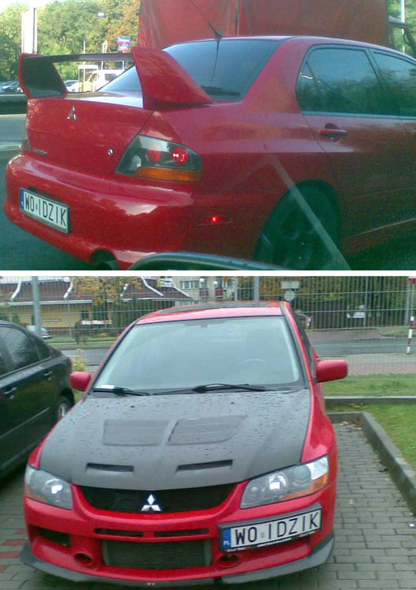 Fajny numer, blacha W0 IDZIK