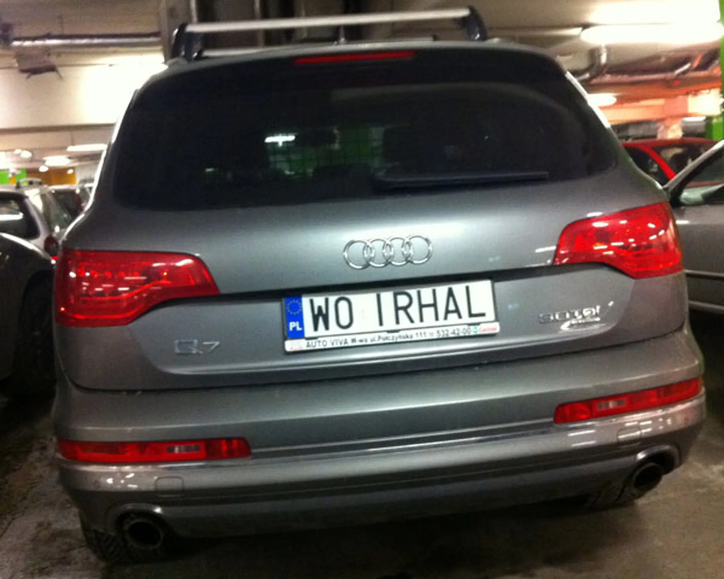 Fajny numer, blacha W0 IRHAL