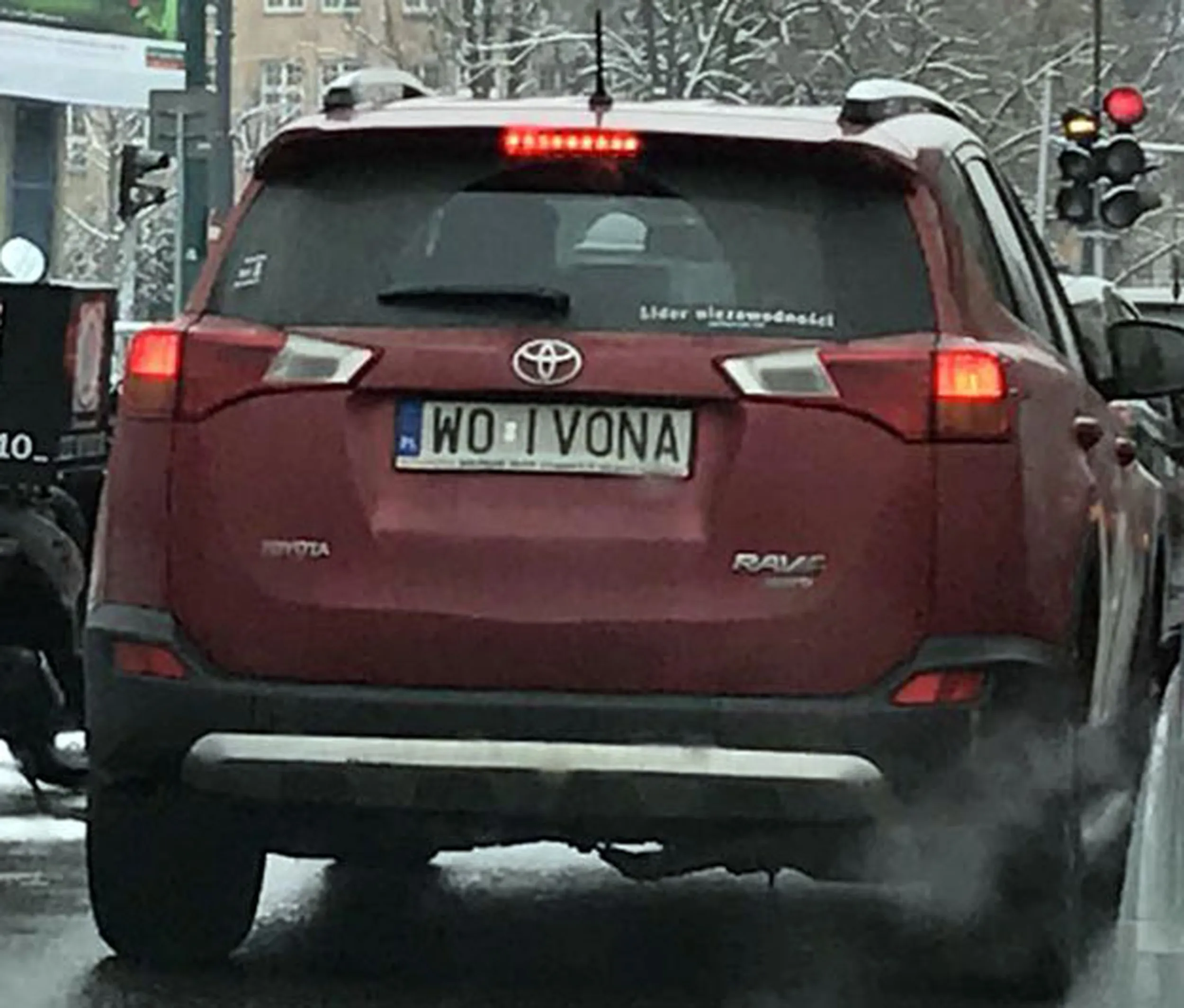 Fajny numer, blacha W0 IVONA