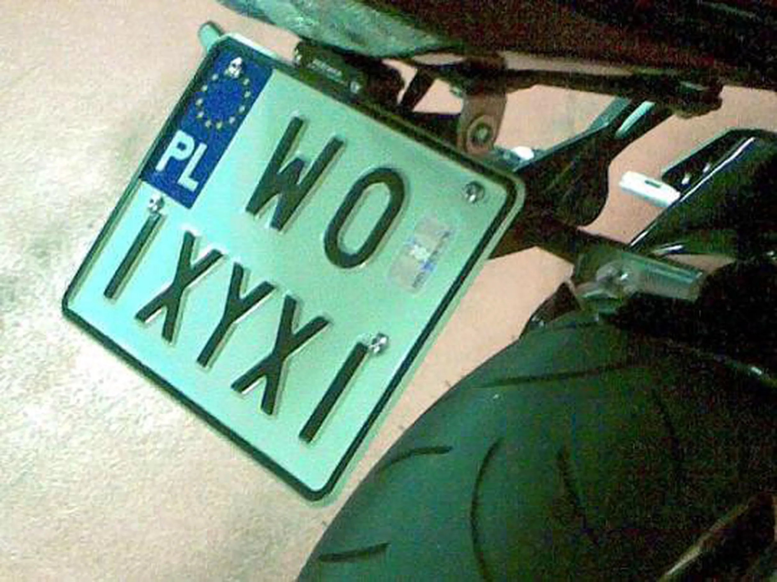 Fajny numer, blacha W0 IXYXI