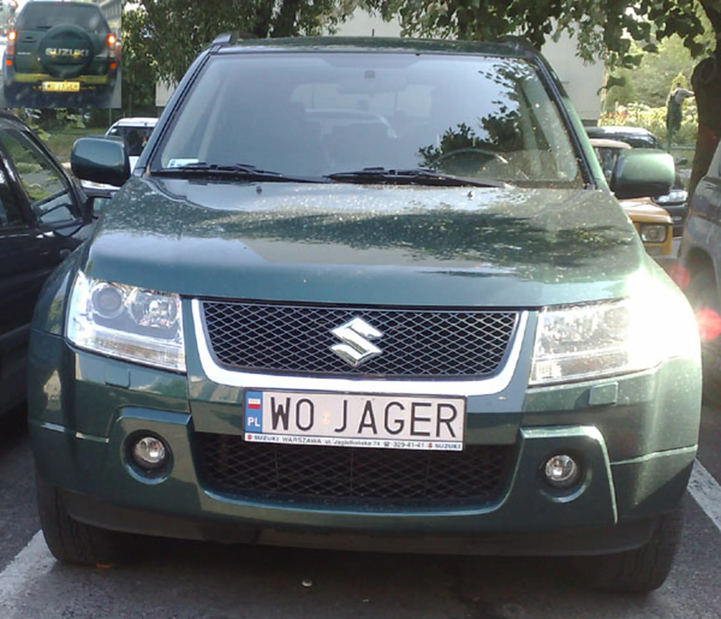 Fajny numer, blacha W0 JAGER