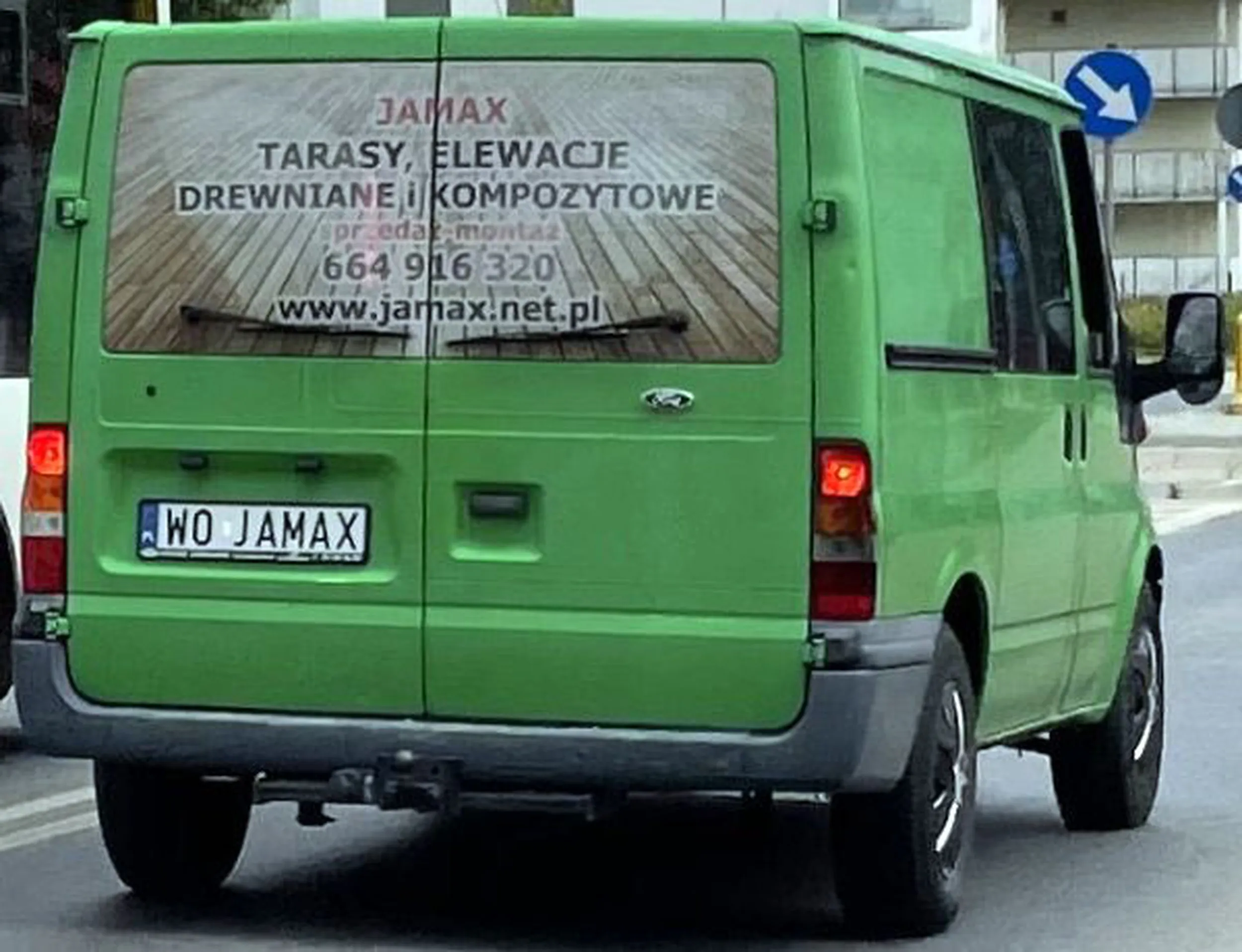 Fajny numer, blacha W0 JAMAX