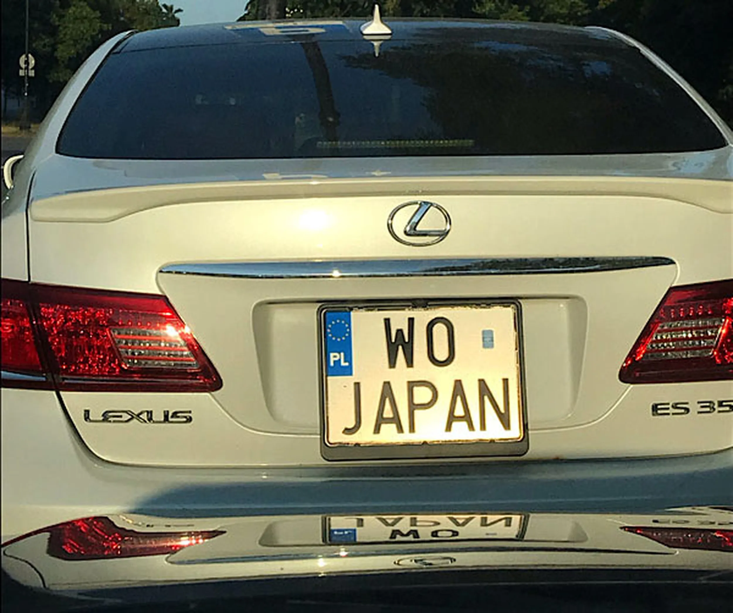 Fajny numer, blacha W0 JAPAN