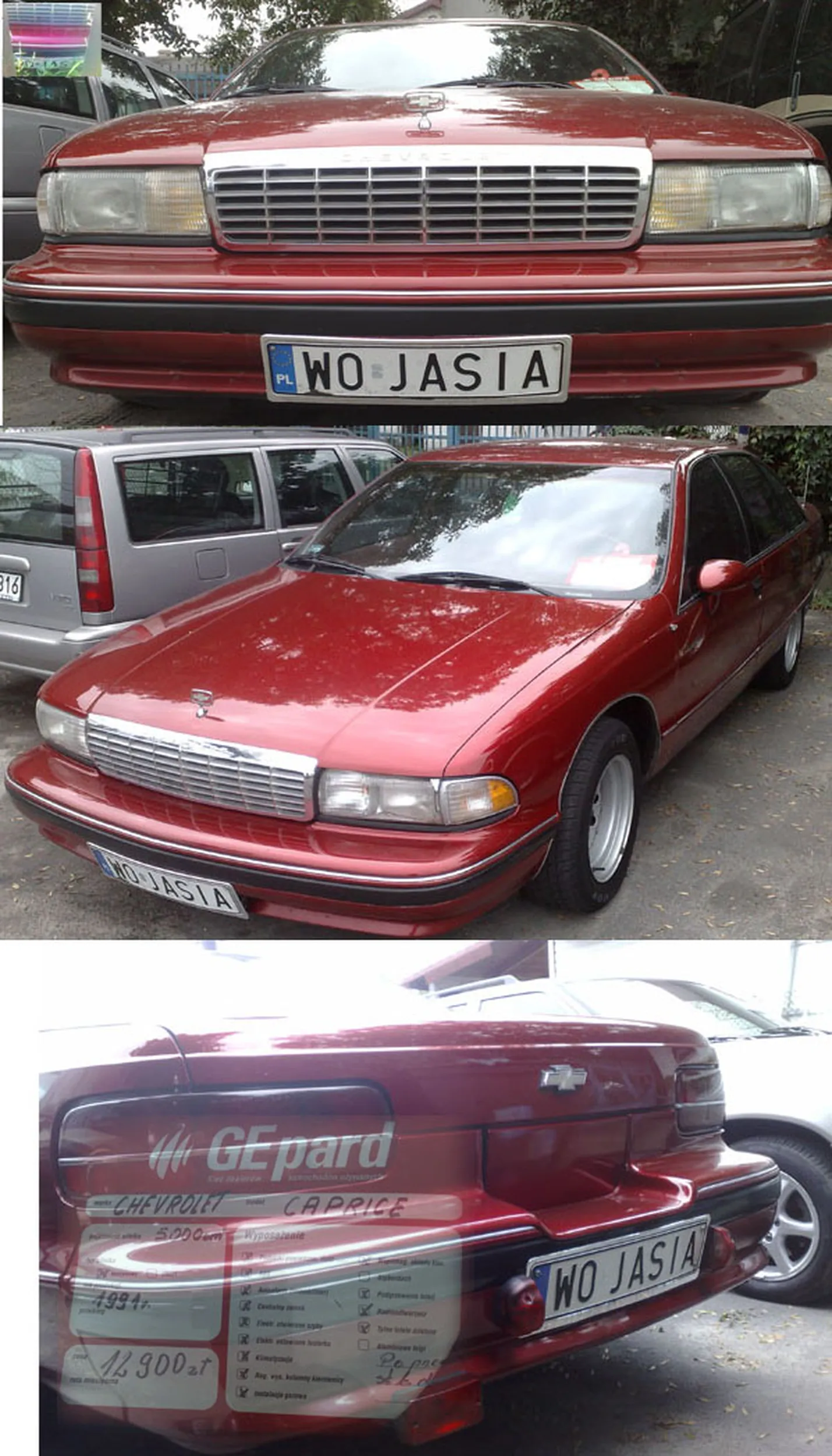 Fajny numer, blacha W0 JASIA