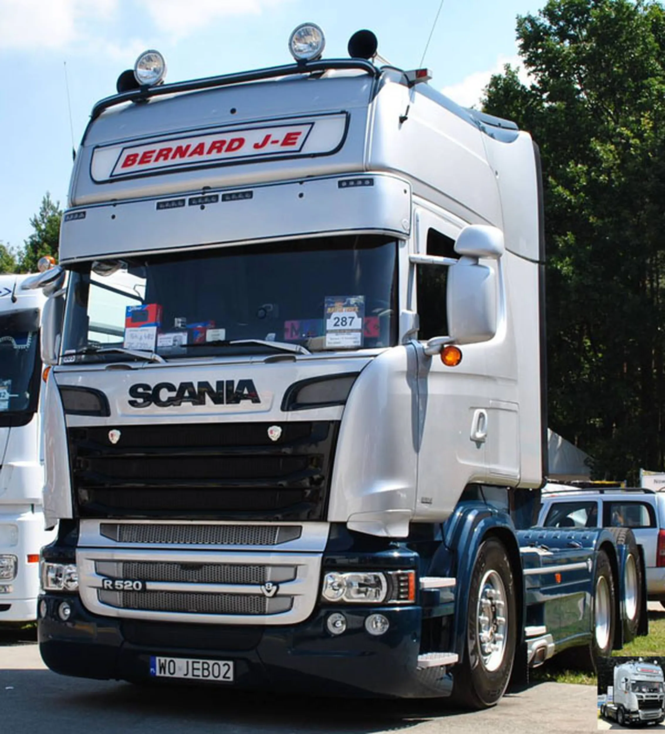 Fajny numer, blacha W0 JEB02