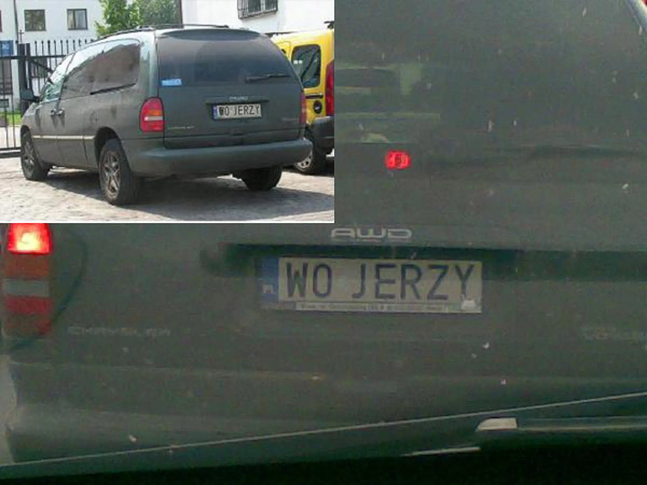 Fajny numer, blacha W0 JERZY
