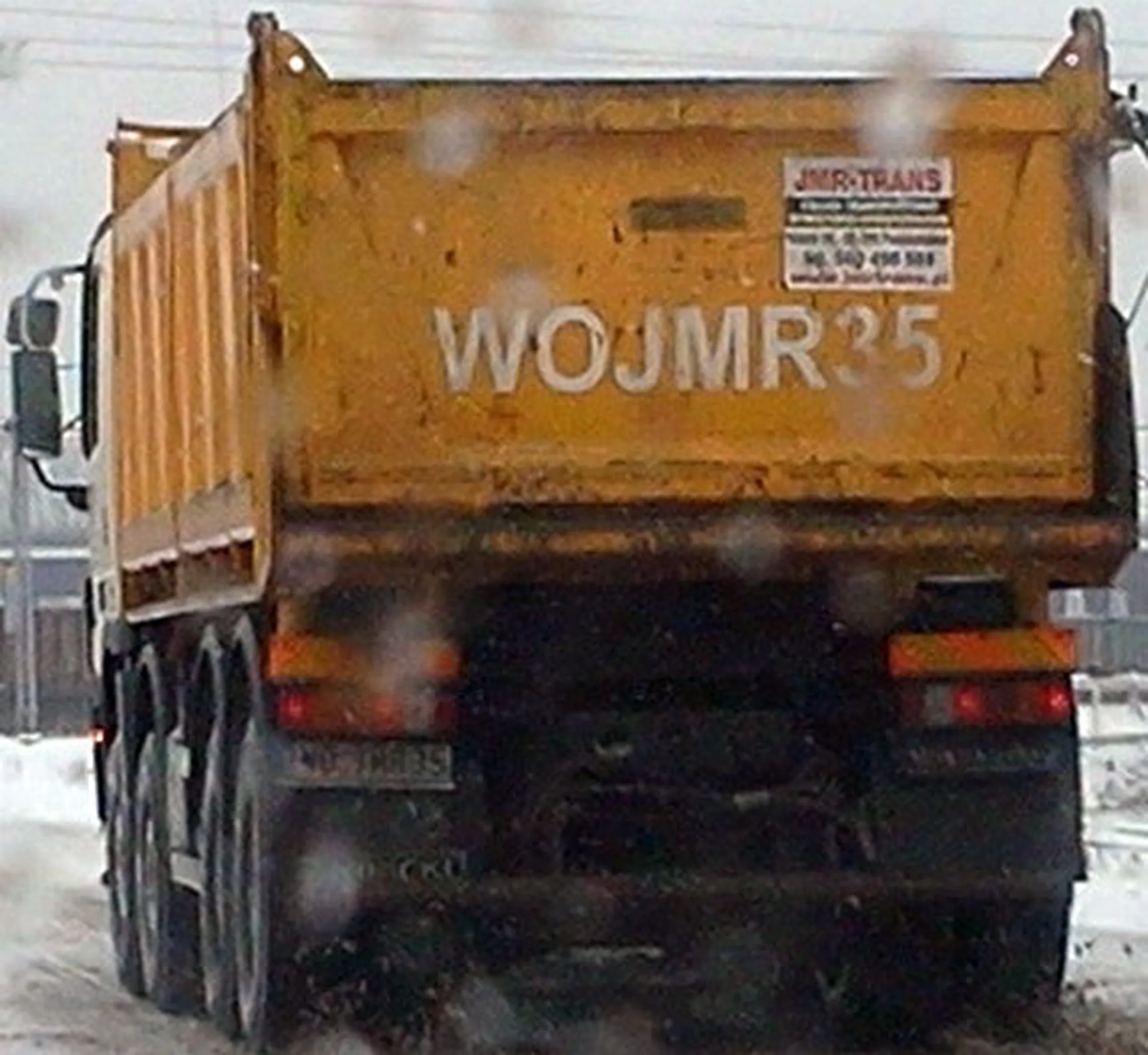 Fajny numer, blacha W0 JMR35