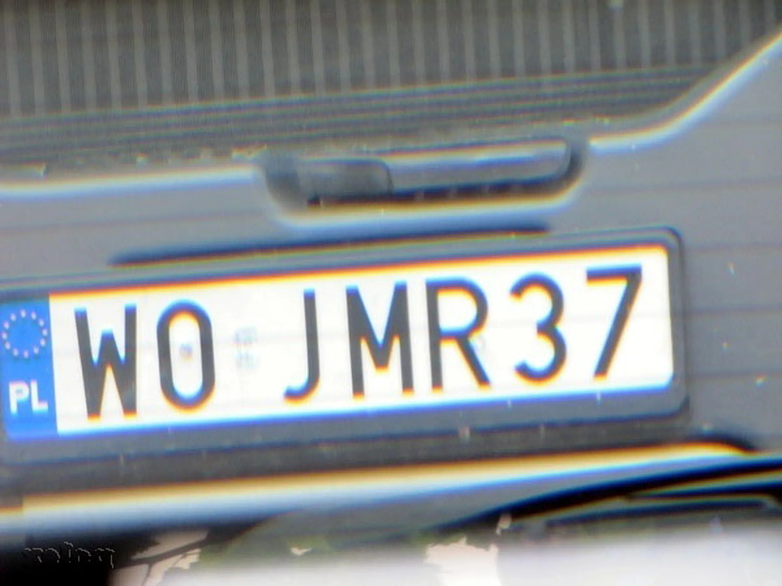 Fajny numer, blacha W0 JMR37