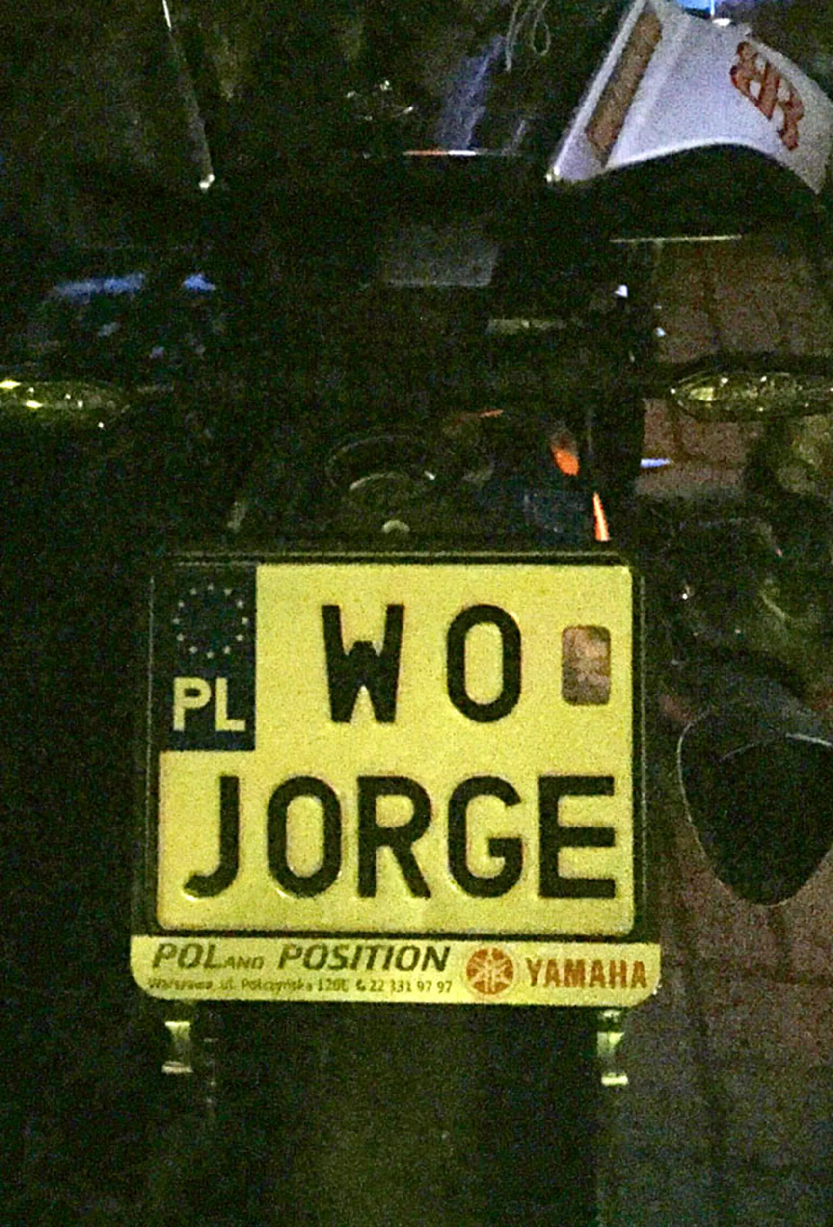 Fajny numer, blacha W0 JORGE