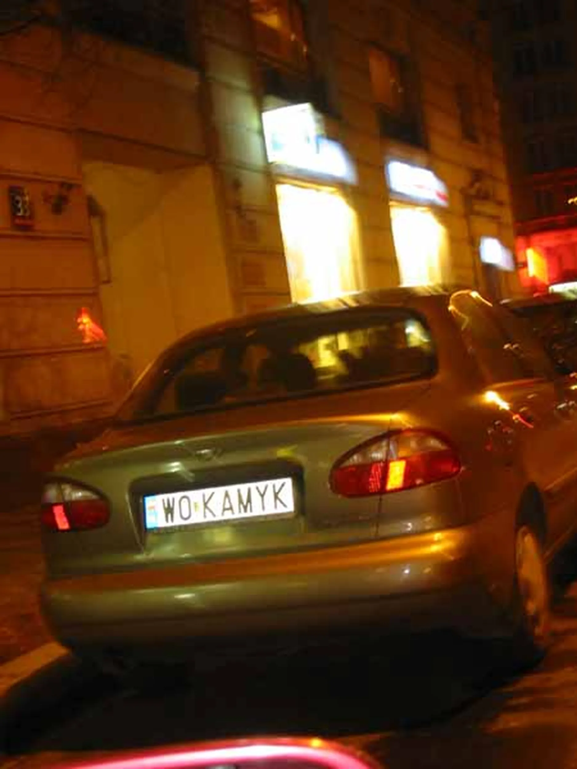 Fajny numer, blacha W0 KAMYK