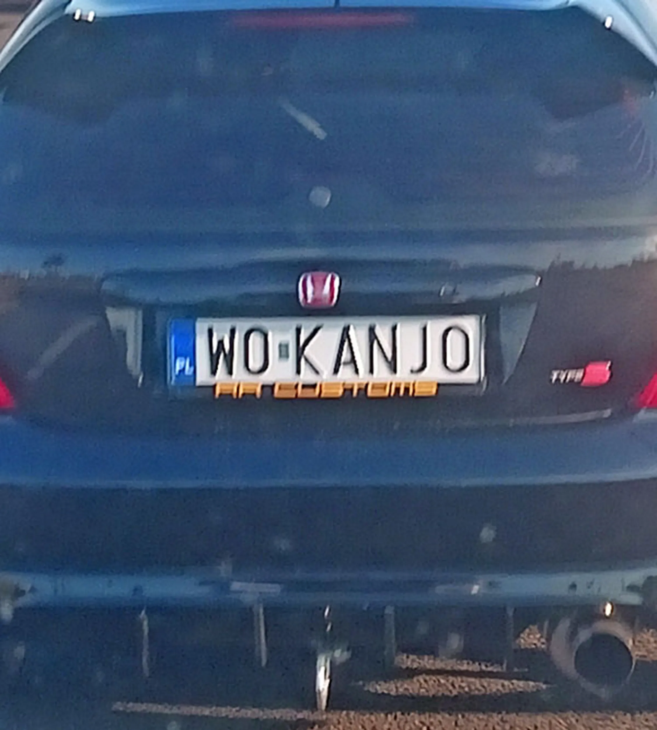 Fajny numer, blacha W0 KANJO