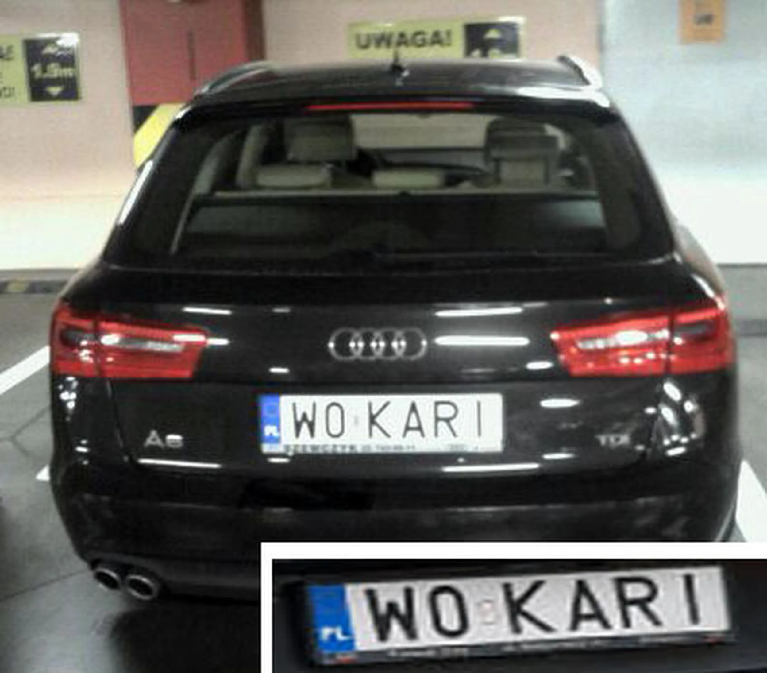 Fajny numer, blacha W0 KARI