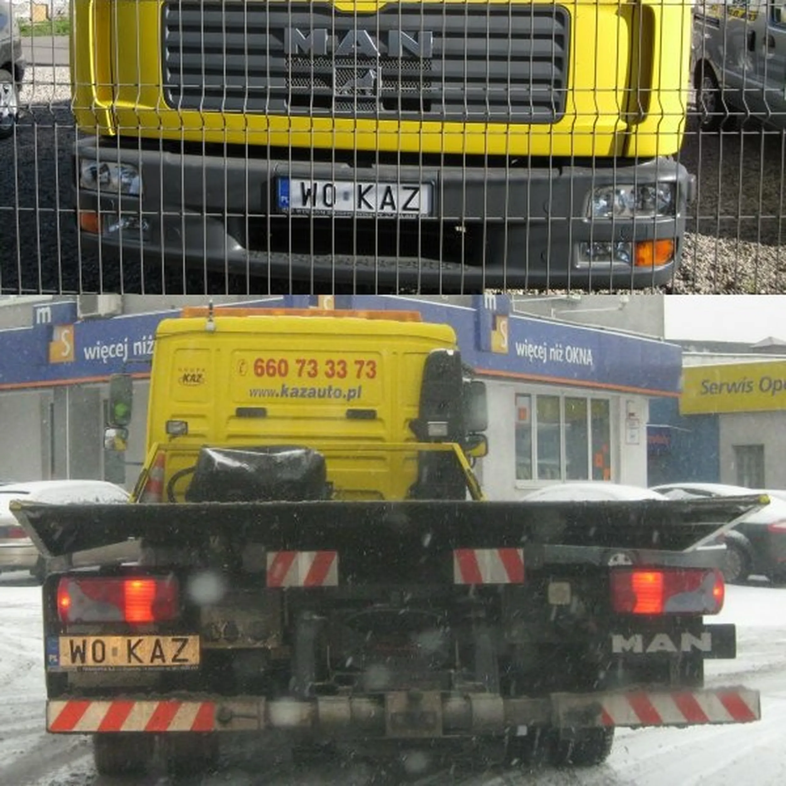 Fajny numer, blacha W0 KAZ