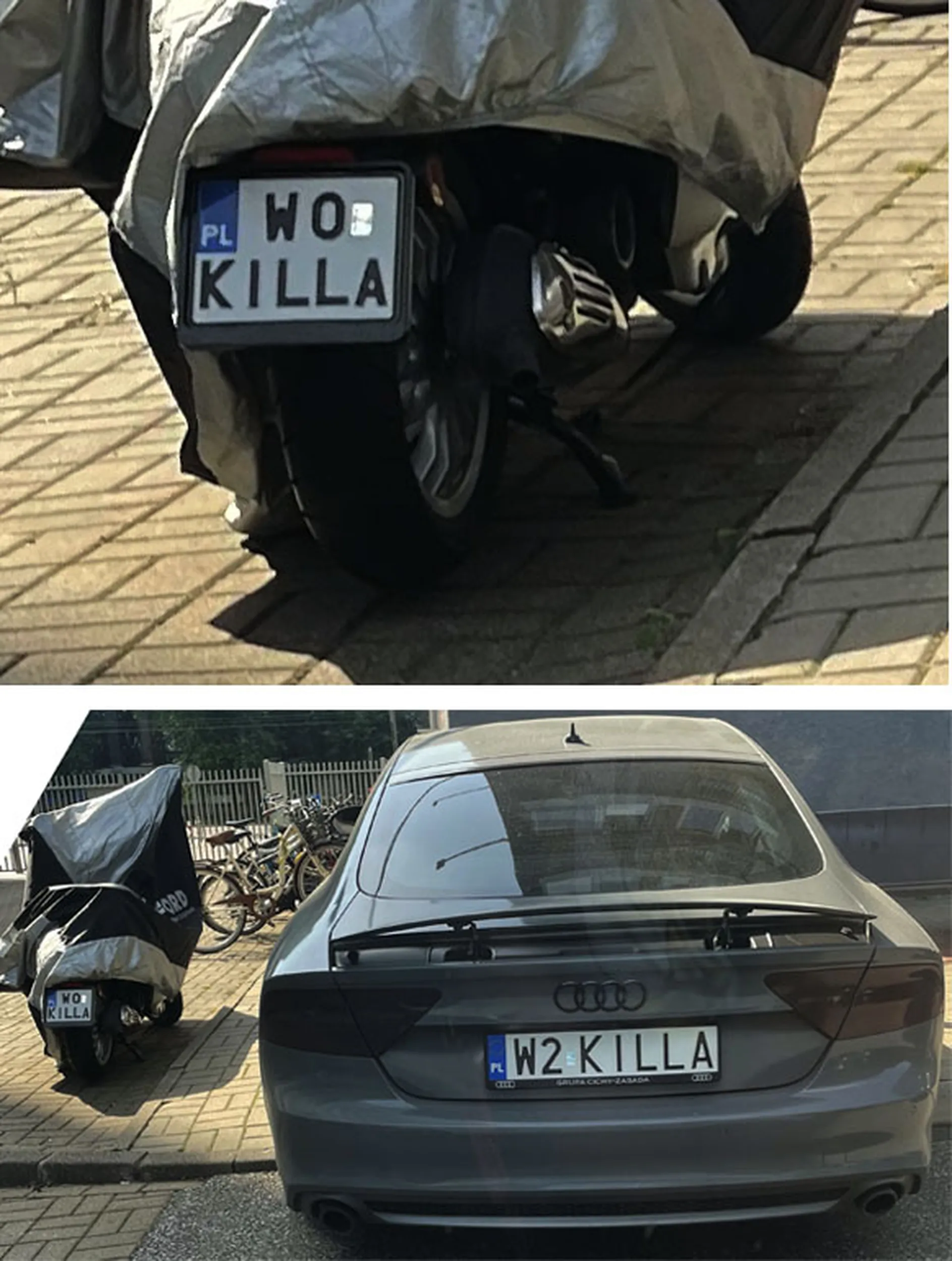 Fajny numer, blacha W0 KILLA