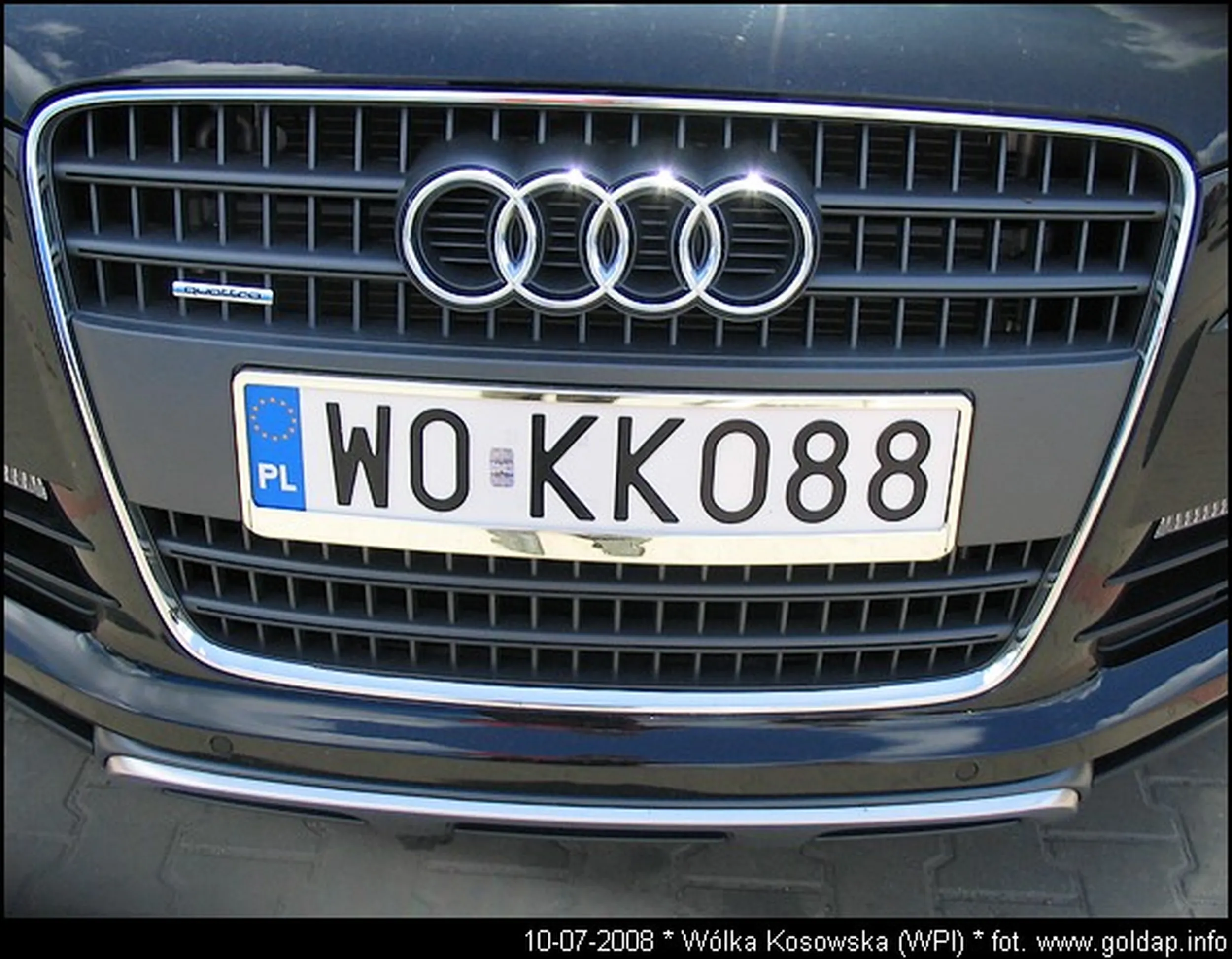 Fajny numer, blacha W0 KKO88