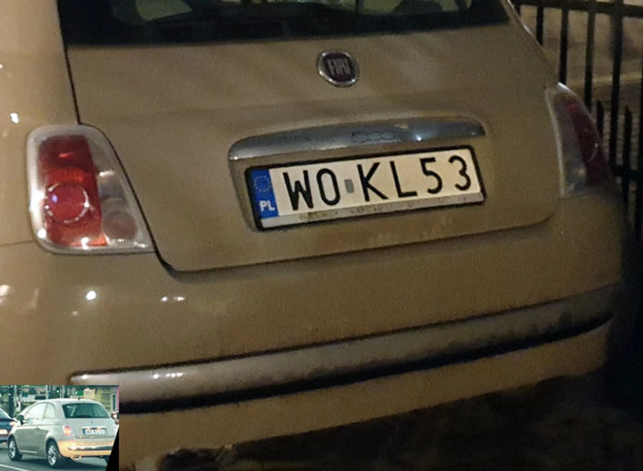 Fajny numer, blacha W0 KL53