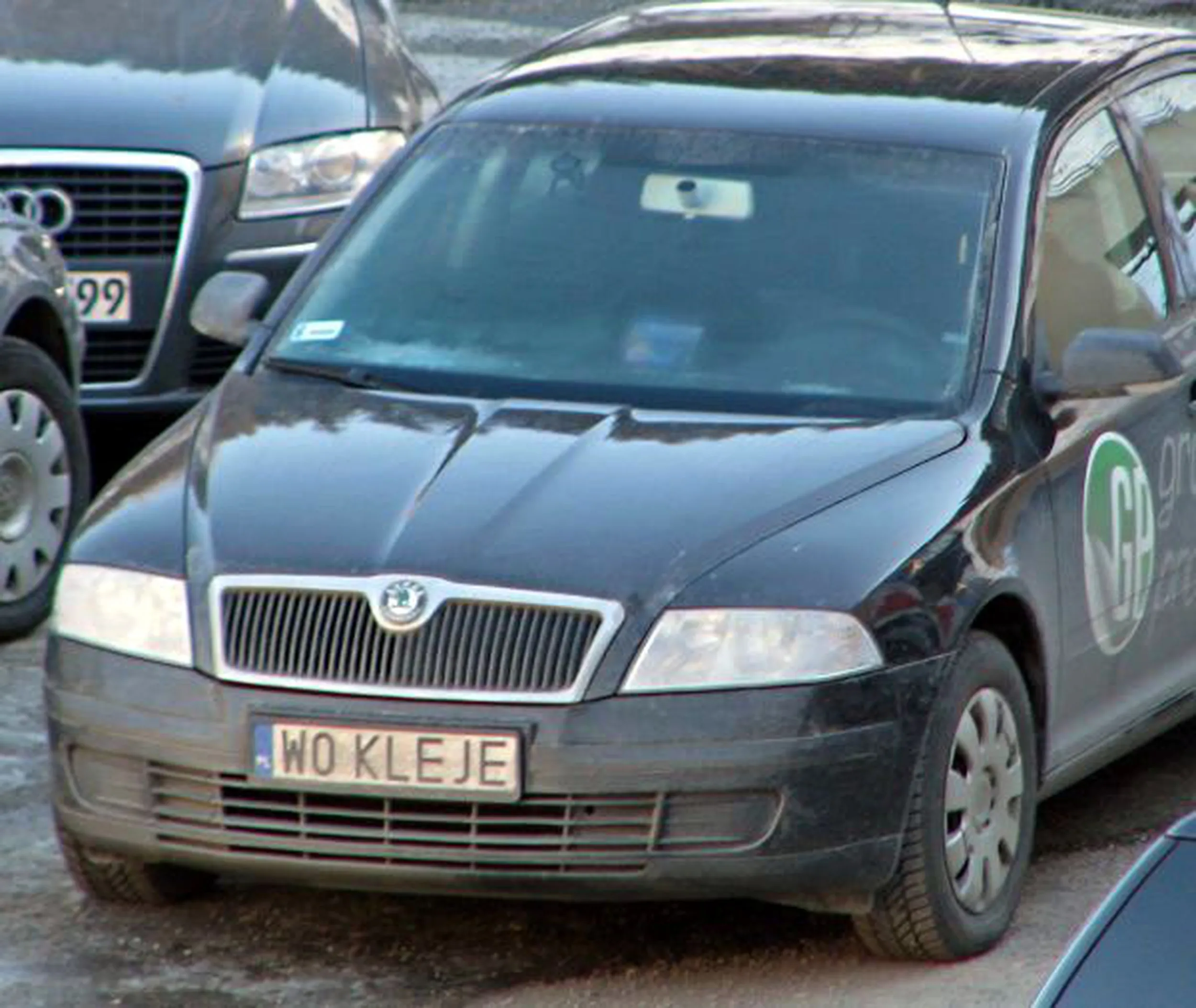 Fajny numer, blacha W0 KLEJE