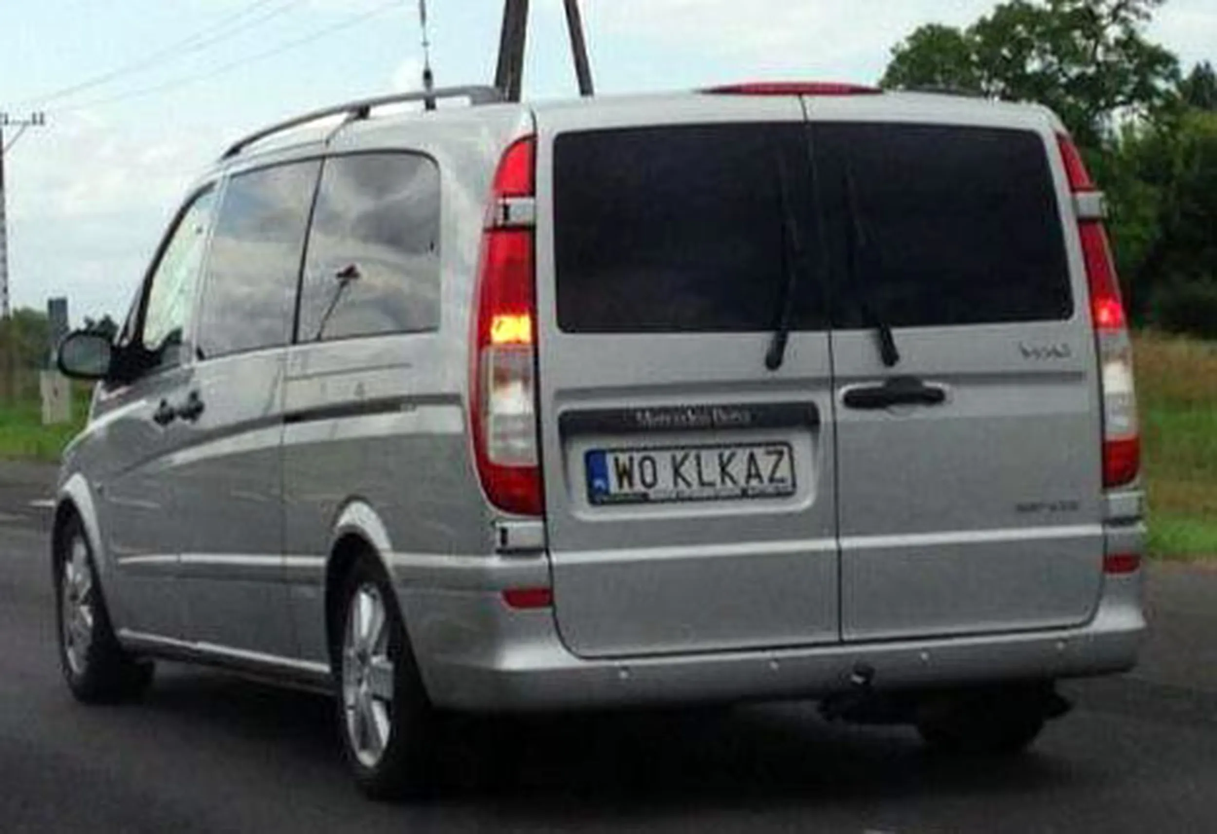 Fajny numer, blacha W0 KLKAZ