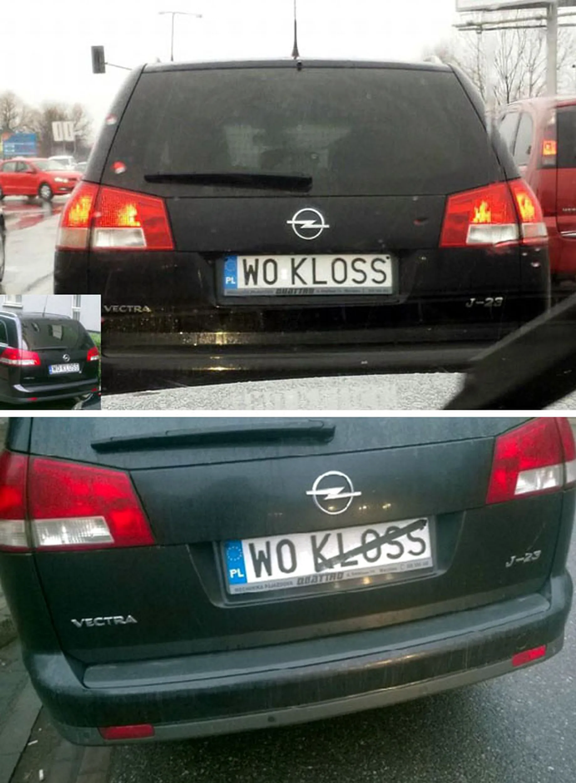 Fajny numer, blacha W0 KLOSS