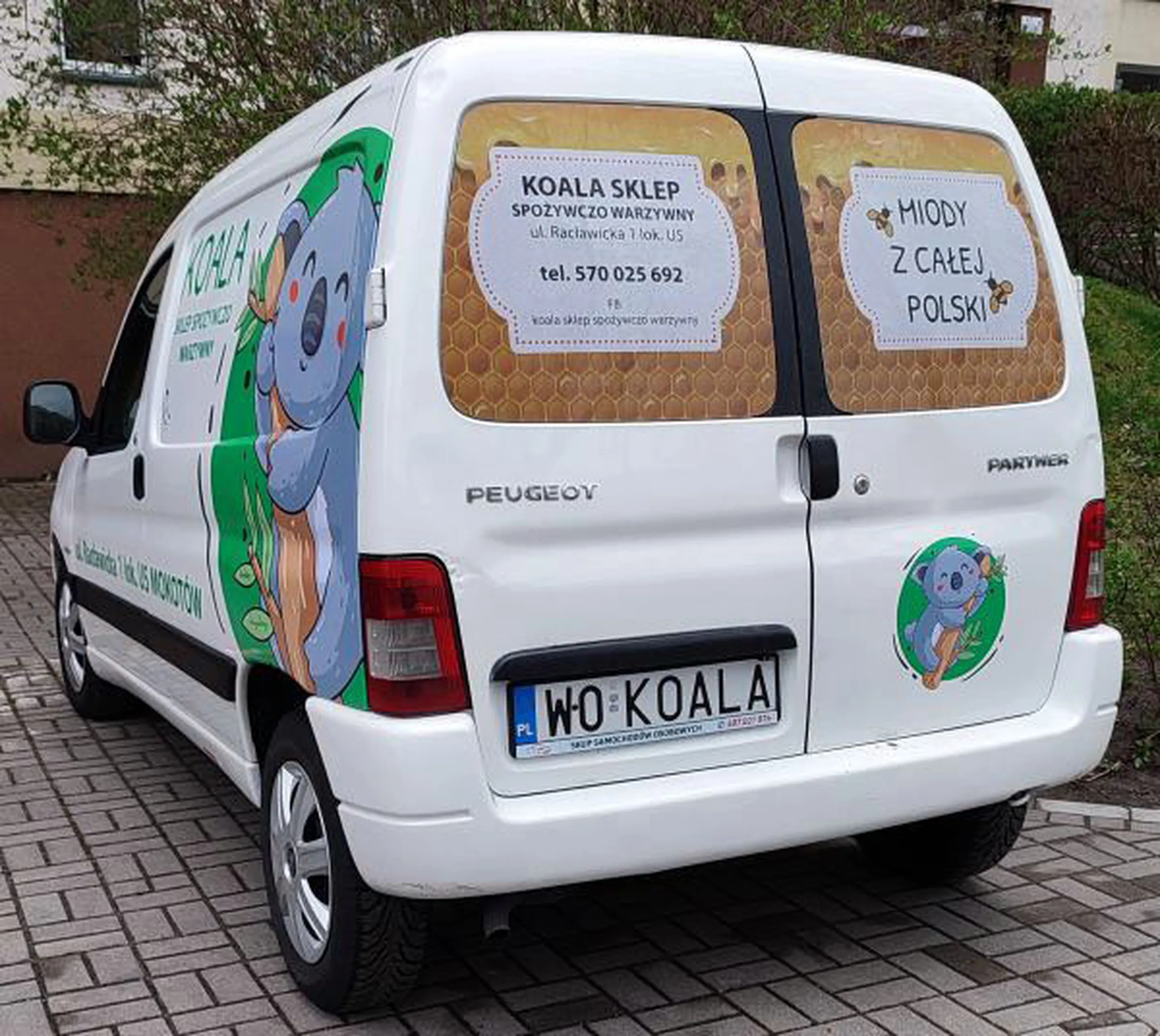 Fajny numer, blacha W0 KOALA