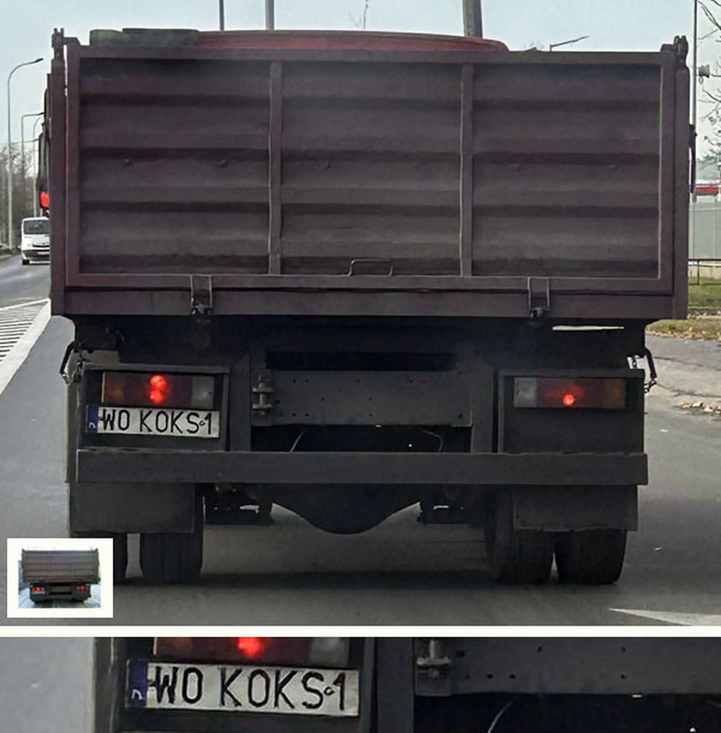 Fajny numer, blacha W0 KOKS1