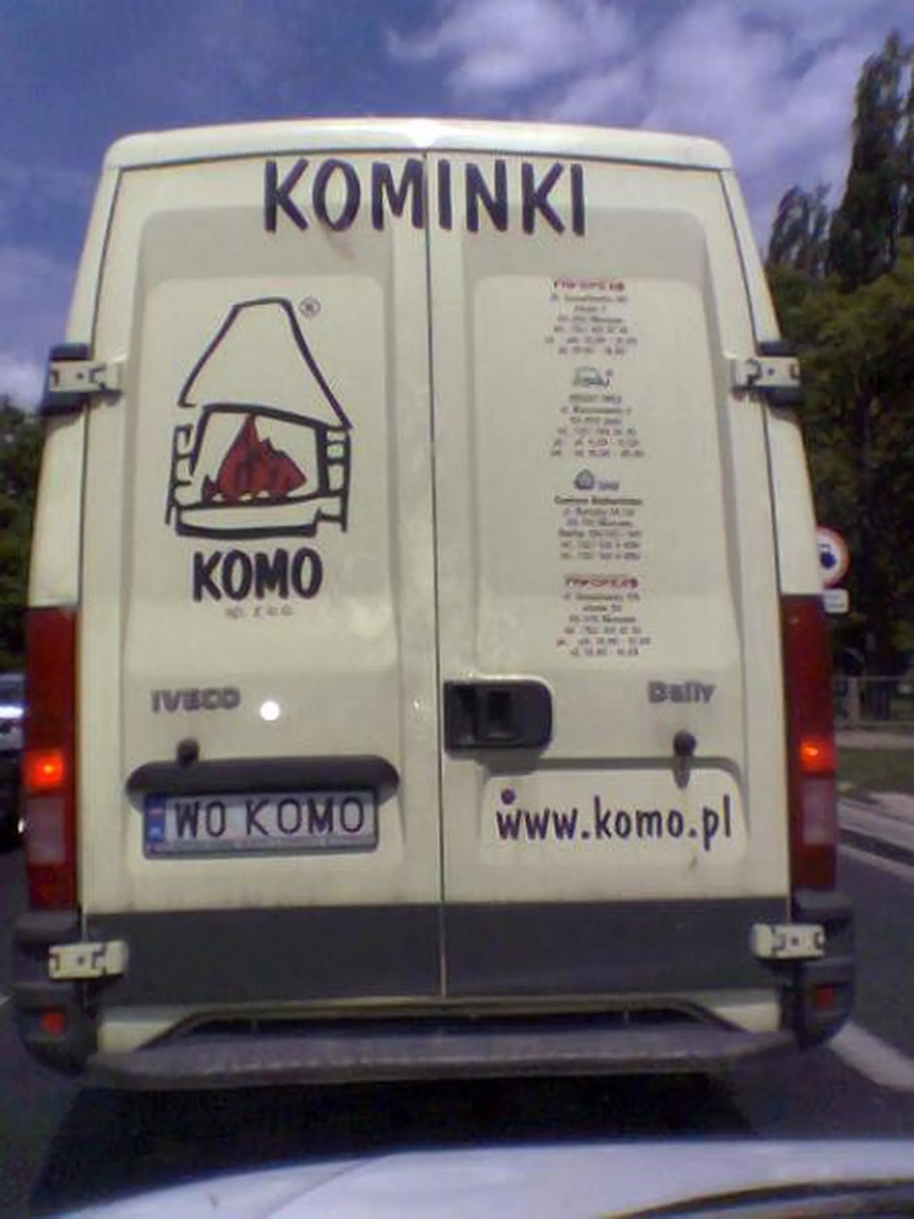 Fajny numer, blacha W0 KOMO