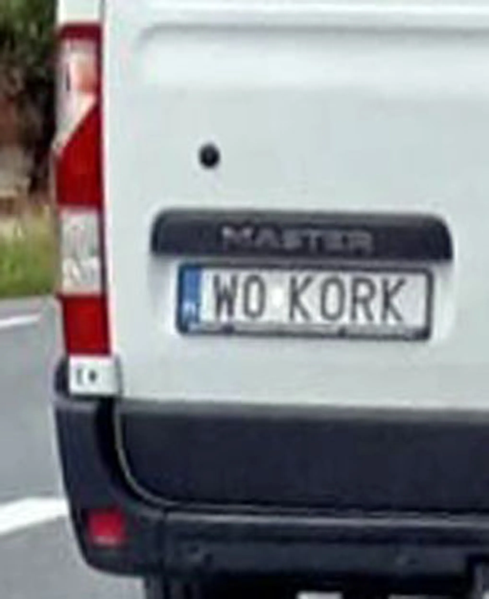 Fajny numer, blacha W0 KORK