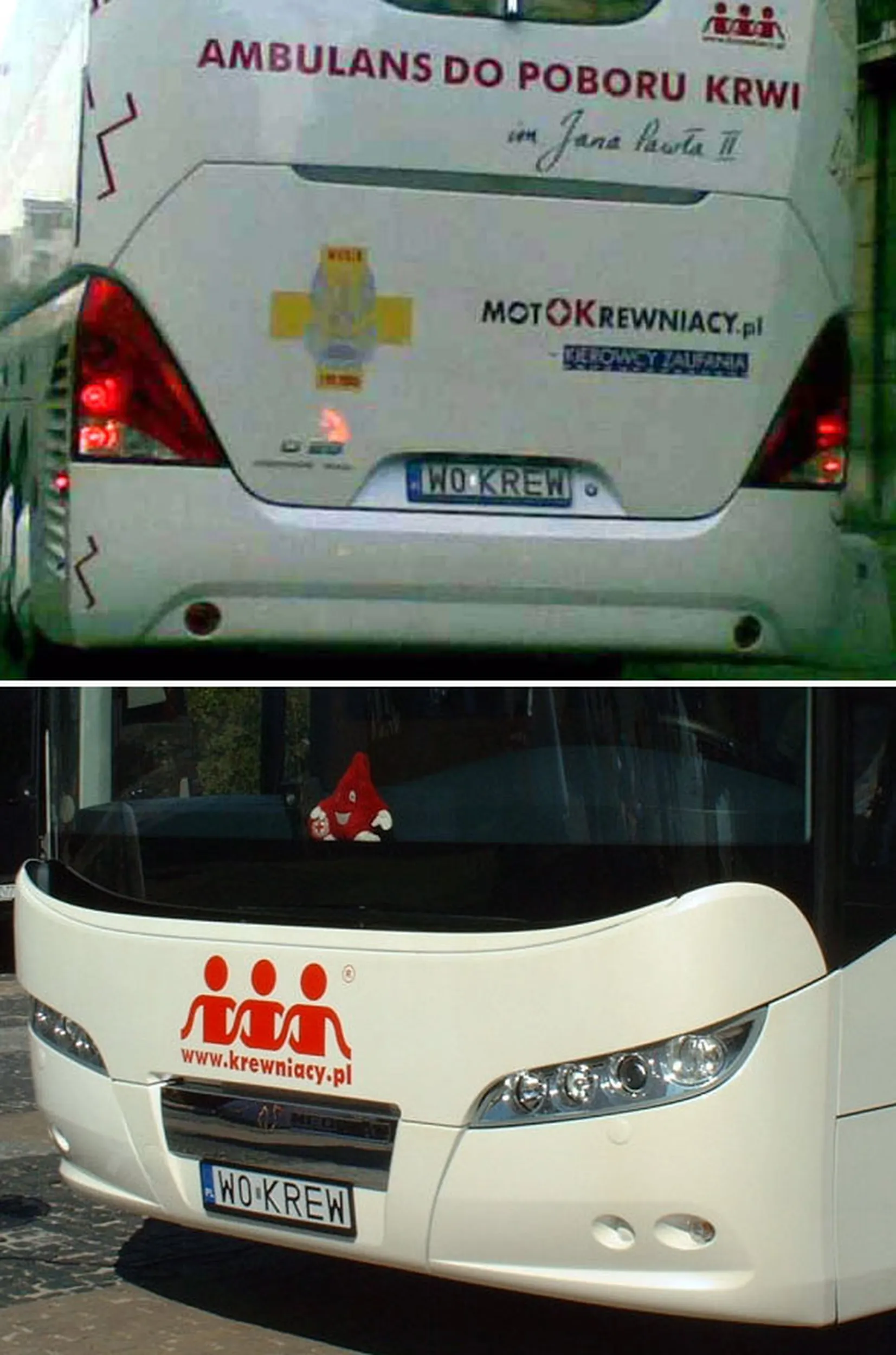 Fajny numer, blacha W0 KREW