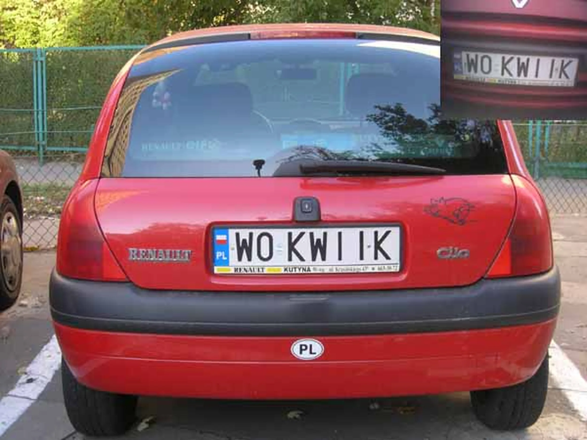 Fajny numer, blacha W0 KWIIK