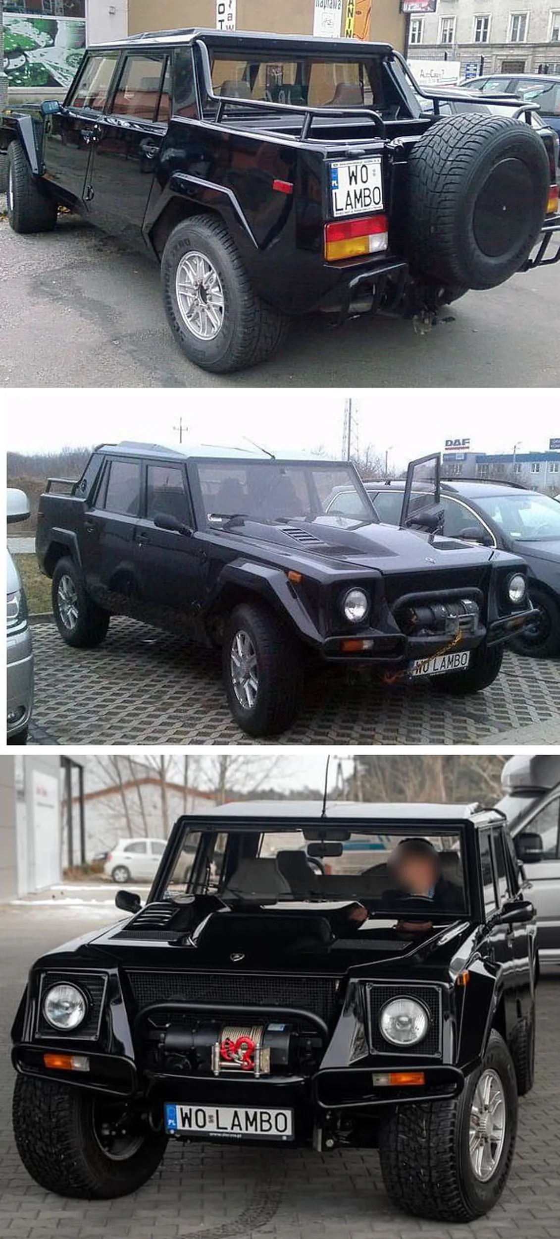 Fajny numer, blacha W0 LAMBO