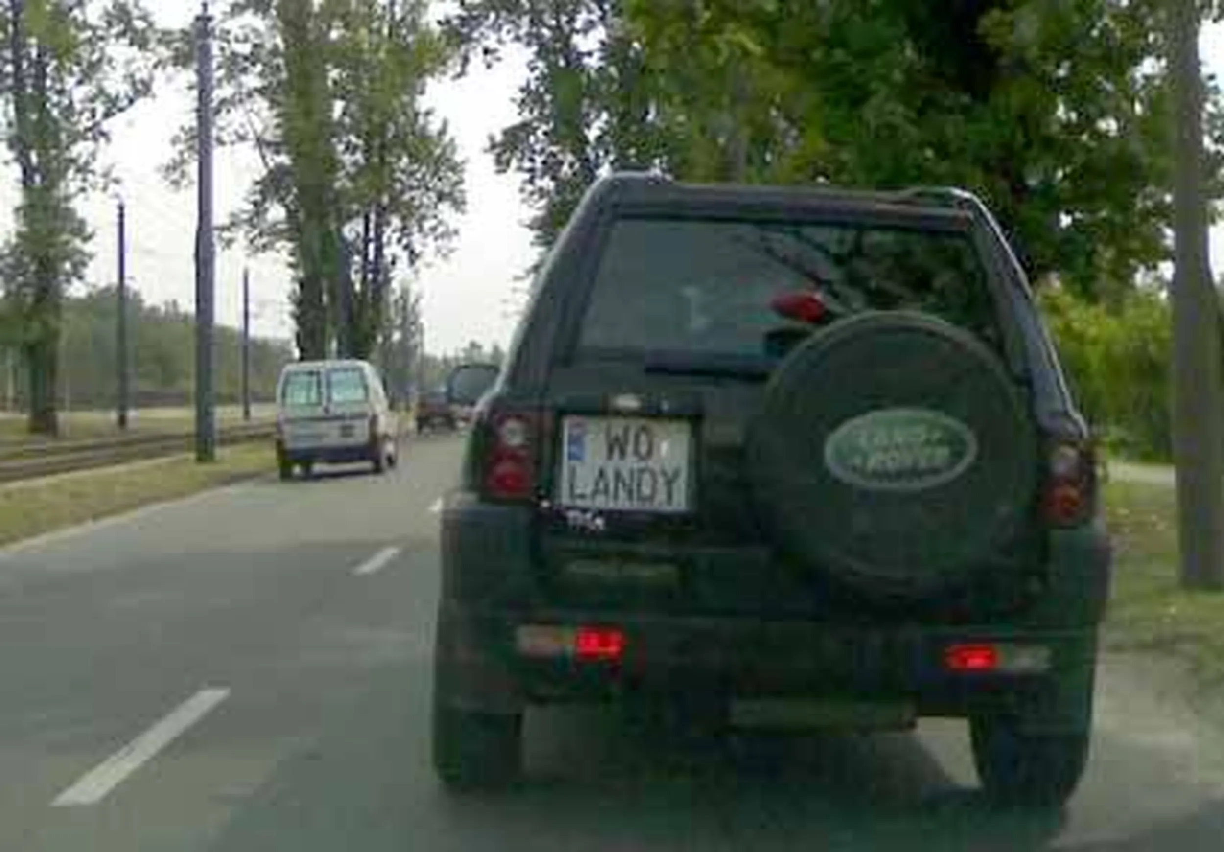 Fajny numer, blacha W0 LANDY