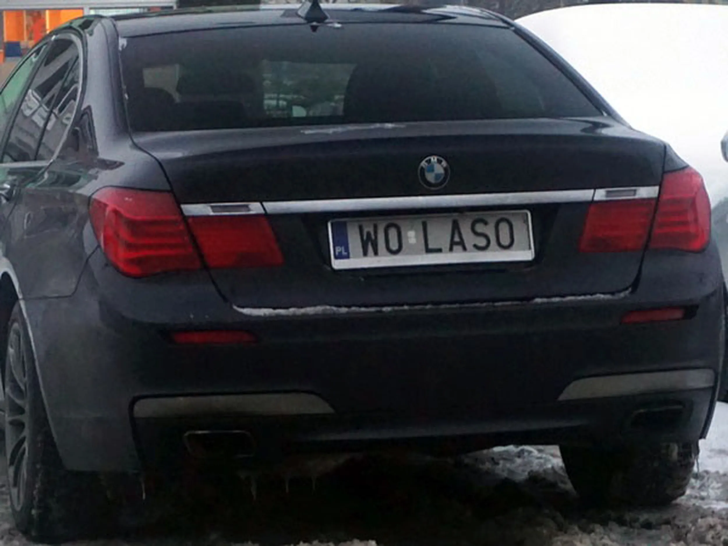 Fajny numer, blacha W0 LASO